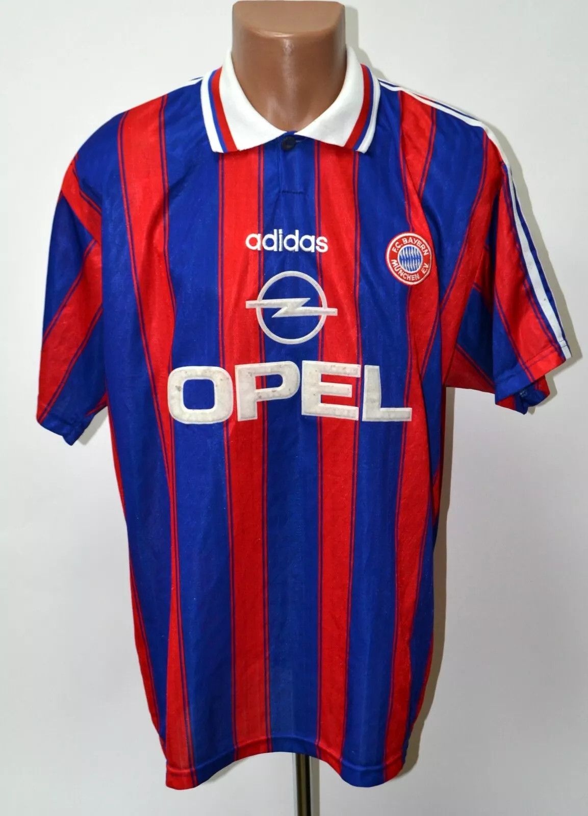 Adidas BAYERN MUNCHEN 1995/1996/1997 SHIRT ADIDAS #7 SIZE XL Size US XL / EU 56 / 4 - 2 Thumbnail