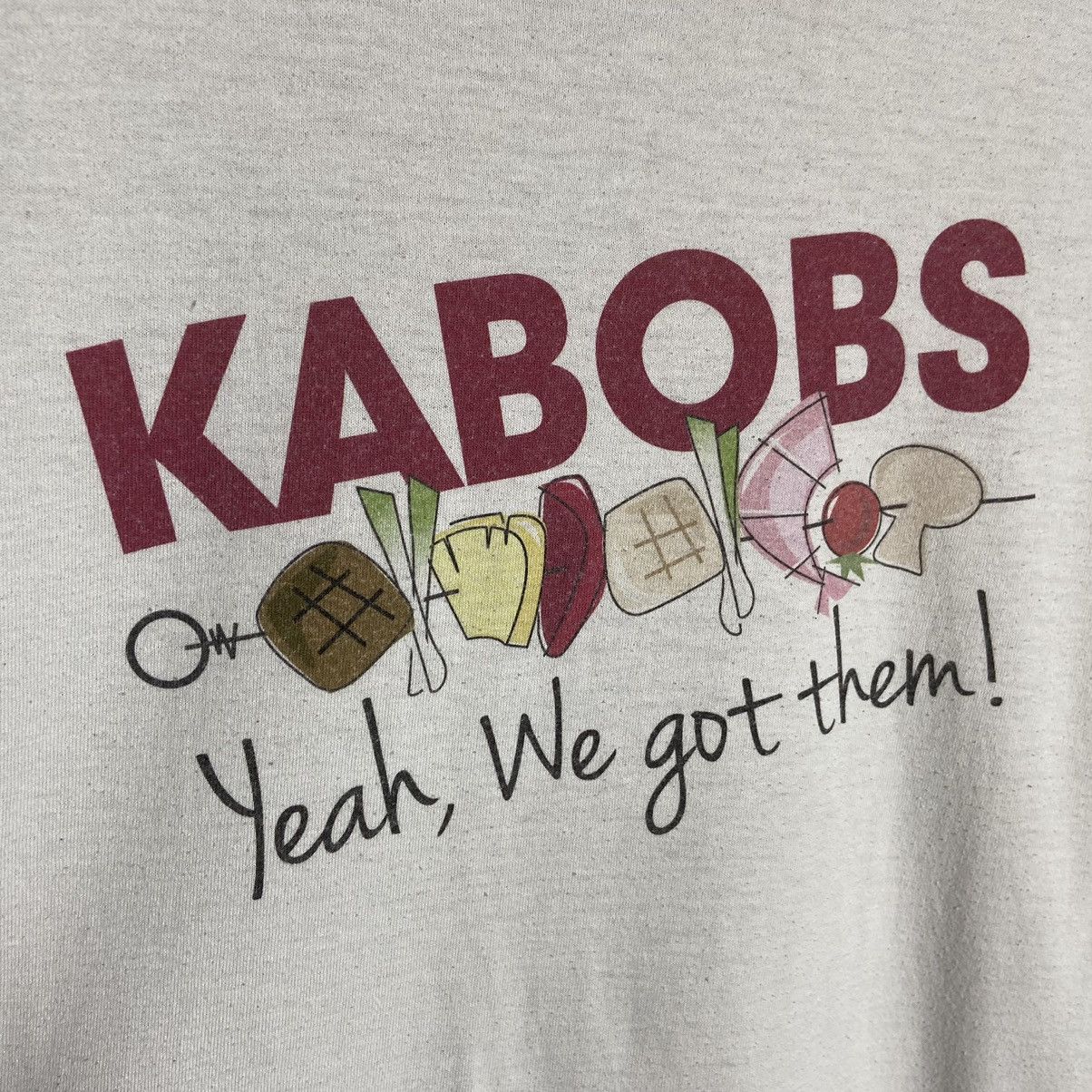 Cartoon Network Cow And Chicken Cartoon Kabobs Parody T-Shirt Size US M / EU 48-50 / 2 - 4 Thumbnail