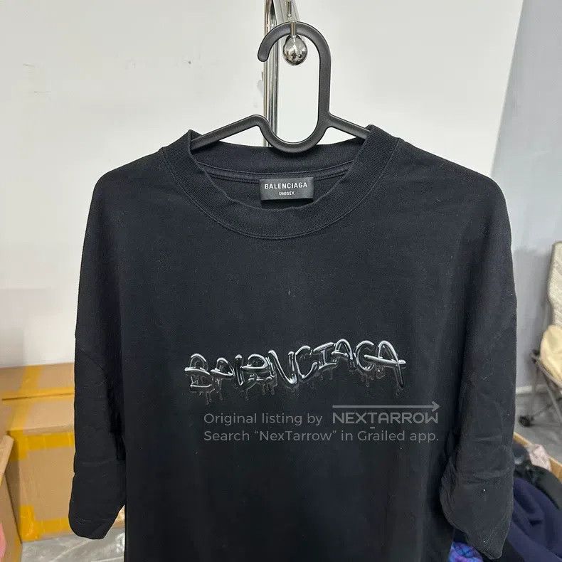 Balenciaga Balenciaga Slime Logo Letter T-Shirt Size US M / EU 48-50 / 2 - 4 Thumbnail