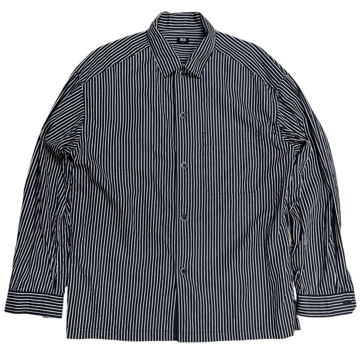 Japanese Brand × Uniqlo Uniqlo Stripes Longsleeve Button Up Shirt Size US M / EU 48-50 / 2 - 1 Thumbnail