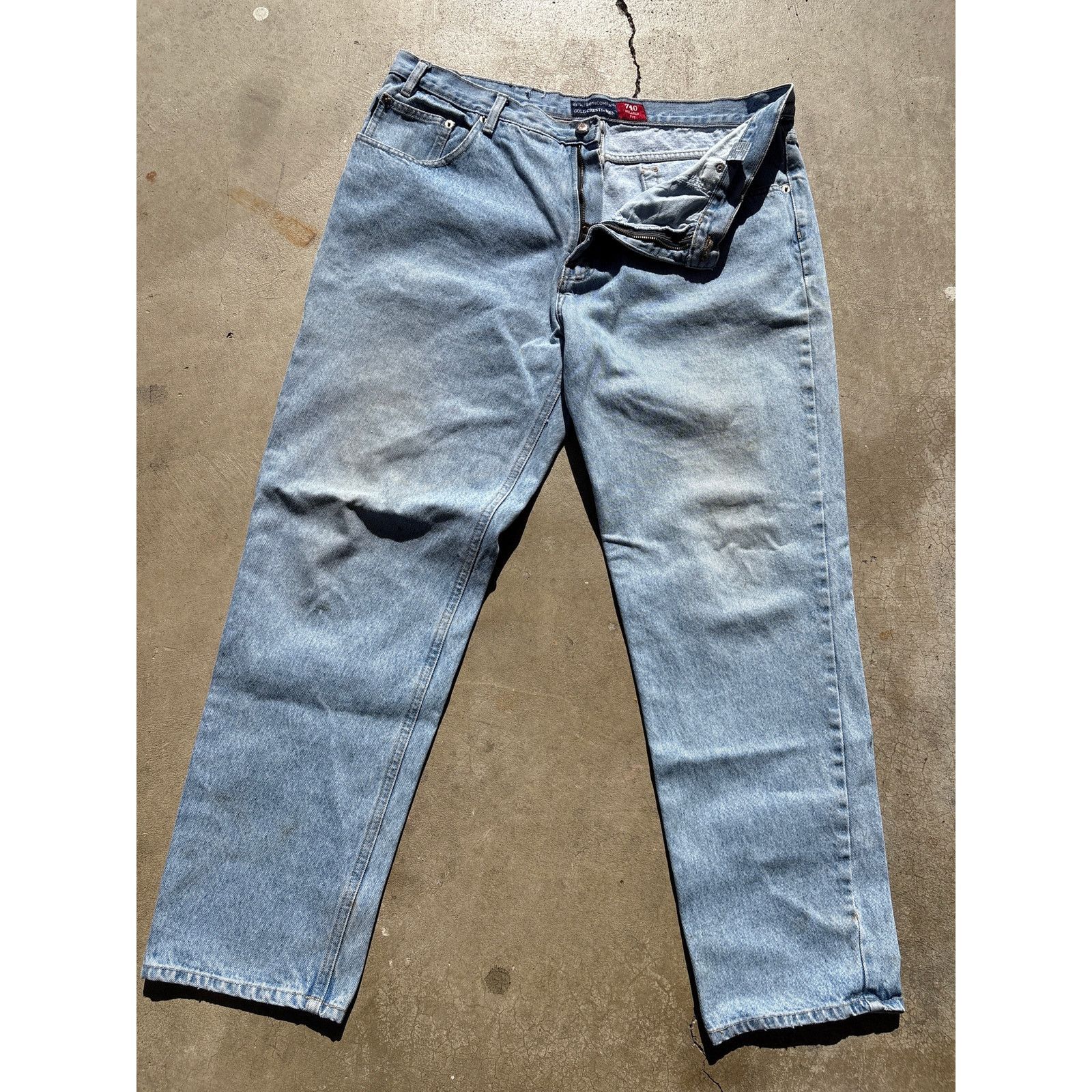 Bugle Boy Y2K Bugle Boy & company Gold Crest Light wash 40x32 jeans Size US 40 / EU 56 - 1 Thumbnail