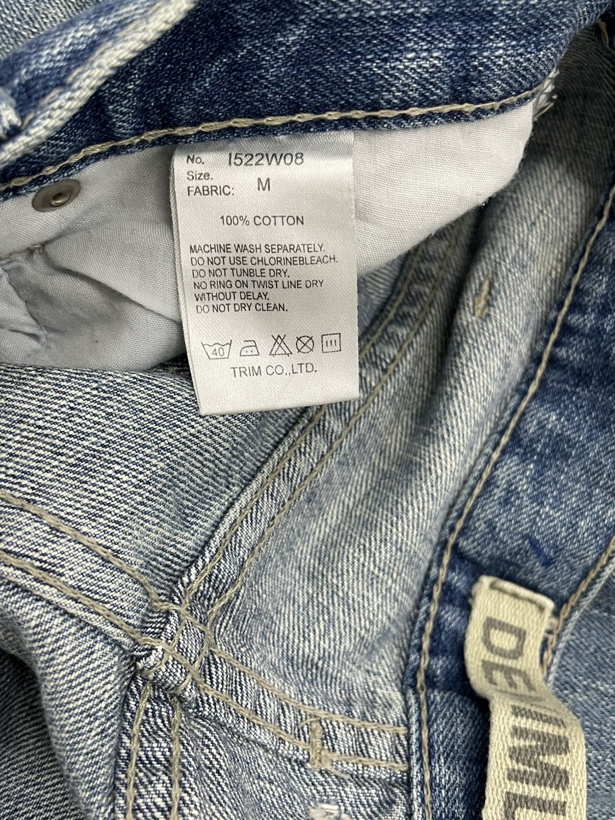 Hysteric Glamour Vintage Authentic Designer 1990s Denim Lab Distressed Denim Size US 32 / EU 48 - 18 Thumbnail