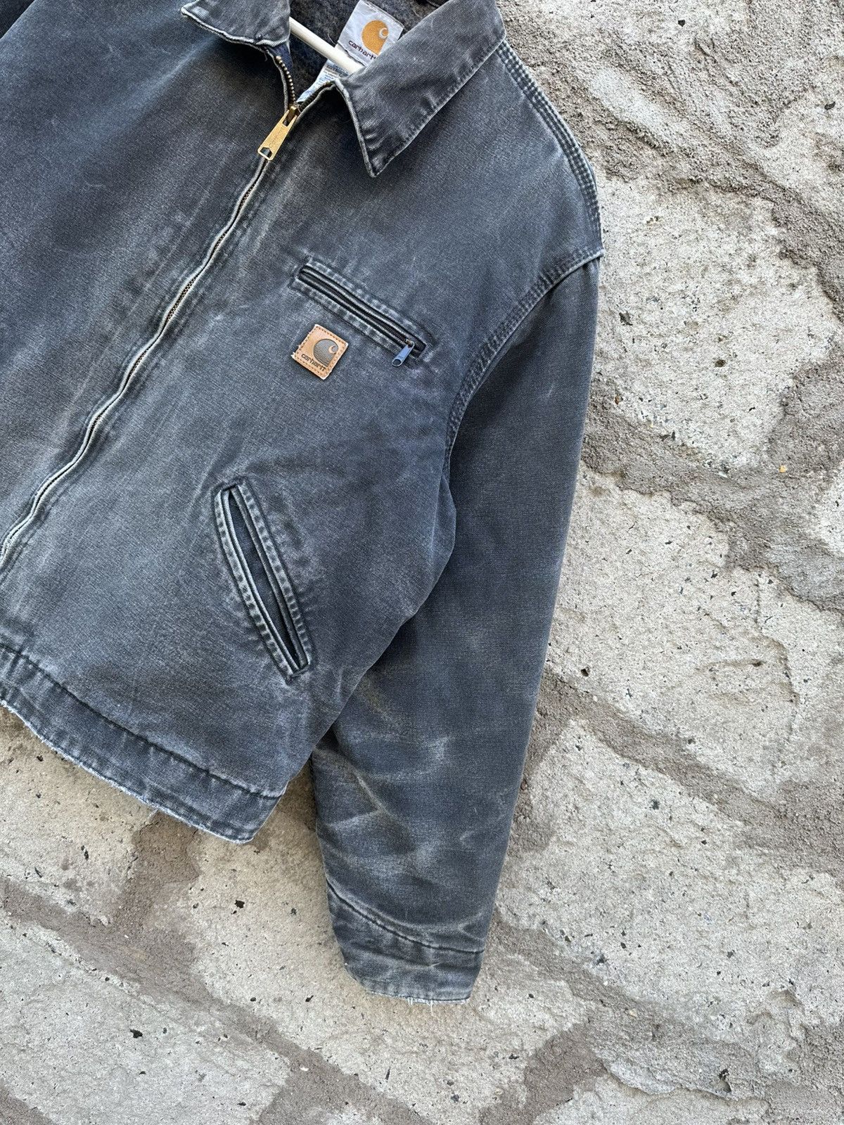 Carhartt faded Petrol Carhartt Detroit jacket J97 PTL Size US L / EU 52-54 / 3 - 3 Thumbnail