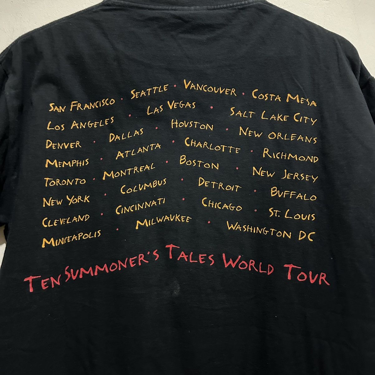 Vintage Sting 1993 “ TEN SUMMONER’S TALES WORLD TOUR”