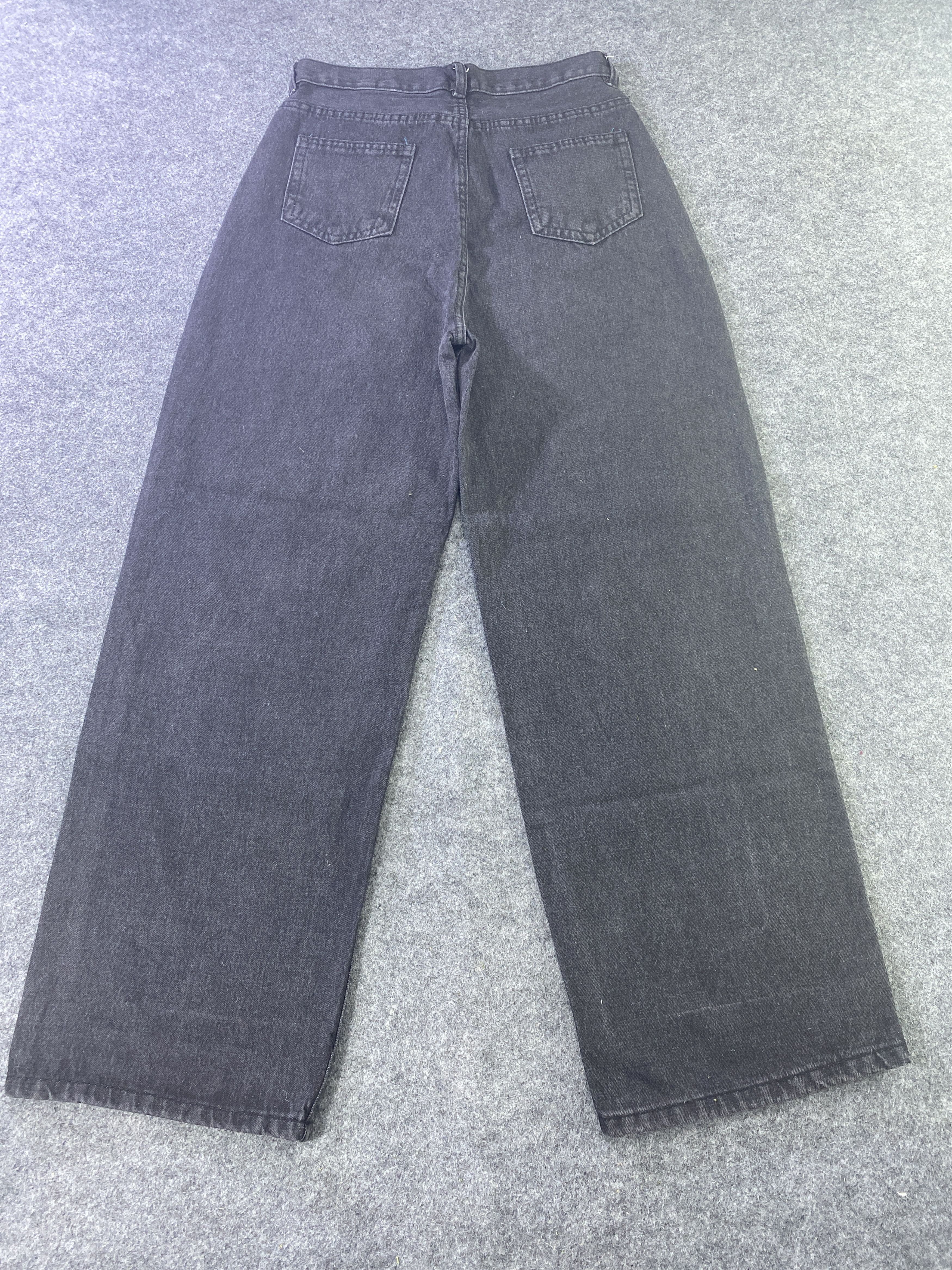 Japanese Brand Japanese Brand Baggy Distressed Black Pants -J948 Size US 28 / EU 44 - 4 Thumbnail