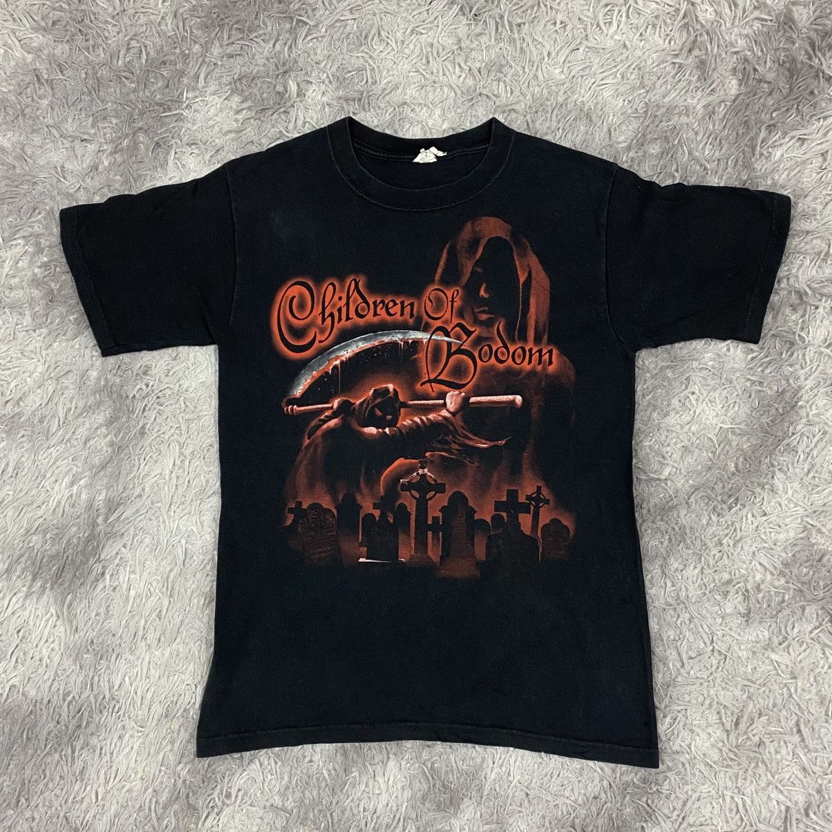 Anvil × Band Tees × Vintage Vintage Y2K metal band children of bodom Size US S / EU 44-46 / 1 - 1 Thumbnail