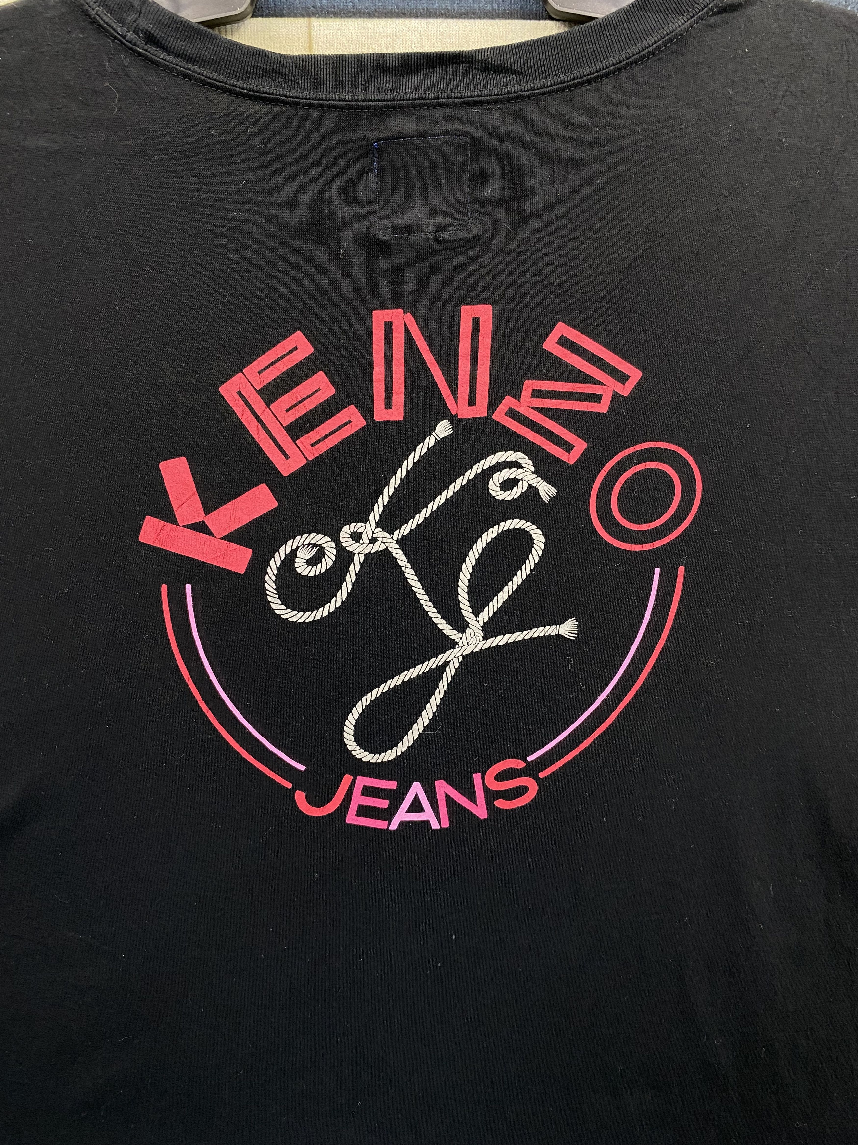 Kenzo Japanese Brand Kenzo Jeans Backhit T-Shirt Size US L / EU 52-54 / 3 - 4 Thumbnail