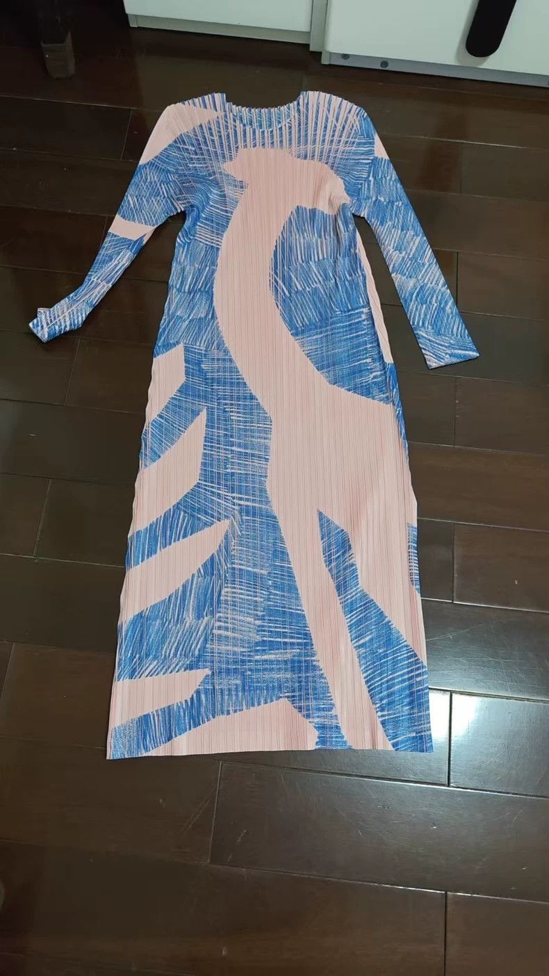 Issey Miyake issey miyake size:3 Blue dress Size XXS / US 00 / IT 34 - 1 Thumbnail