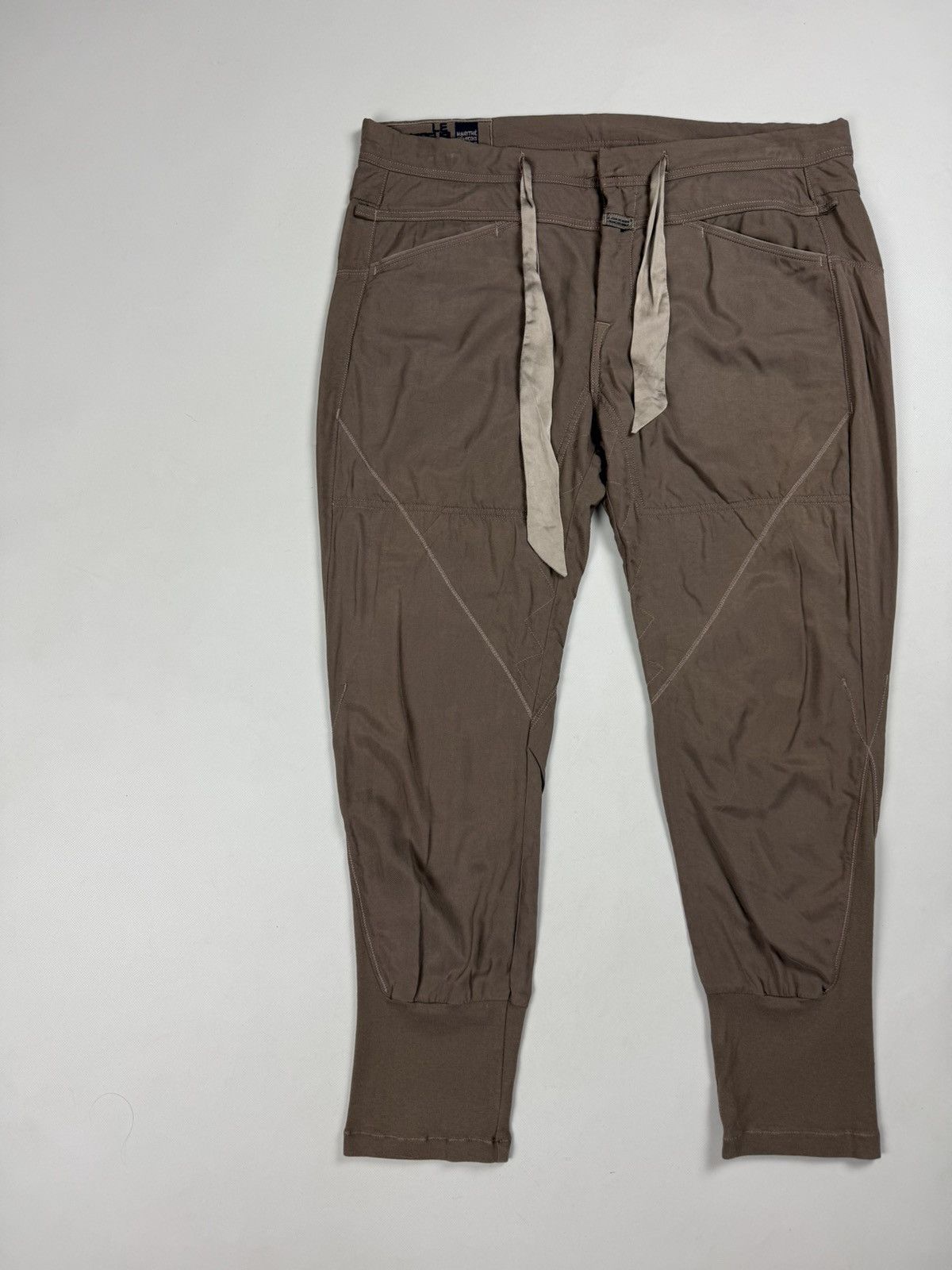 Marithe + Francois Girbaud Marithe Francois Girbaud Drawstring Cuffed Pants Trousers Size 32" / US 10 / IT 46 - 2 Thumbnail