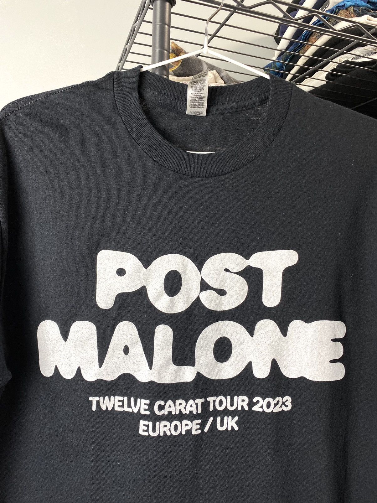 Band Tees Post Malone Twelve Carat Tour T Shirt Posty Co Size US M / EU 48-50 / 2 - 3 Thumbnail