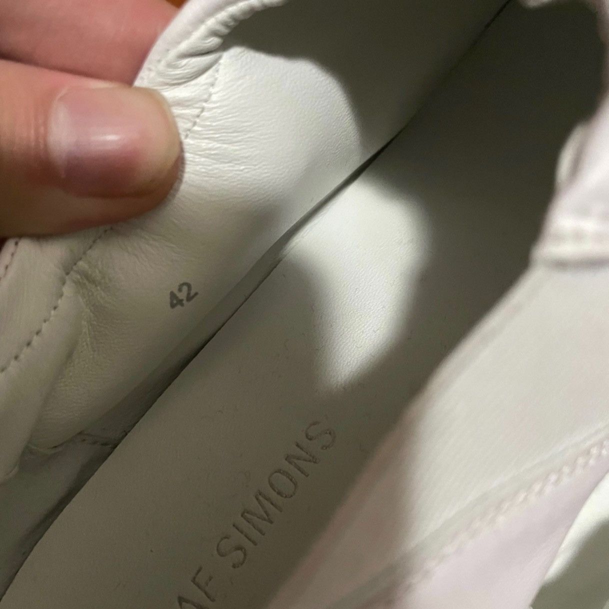 RAF SIMONS SOLARIS LOW 43 white