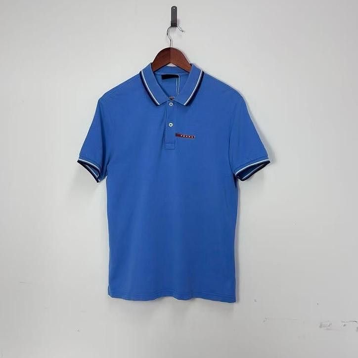 Prada Prada Logo Patch Polo Shirt Size L Size US L / EU 52-54 / 3 - 1 Thumbnail