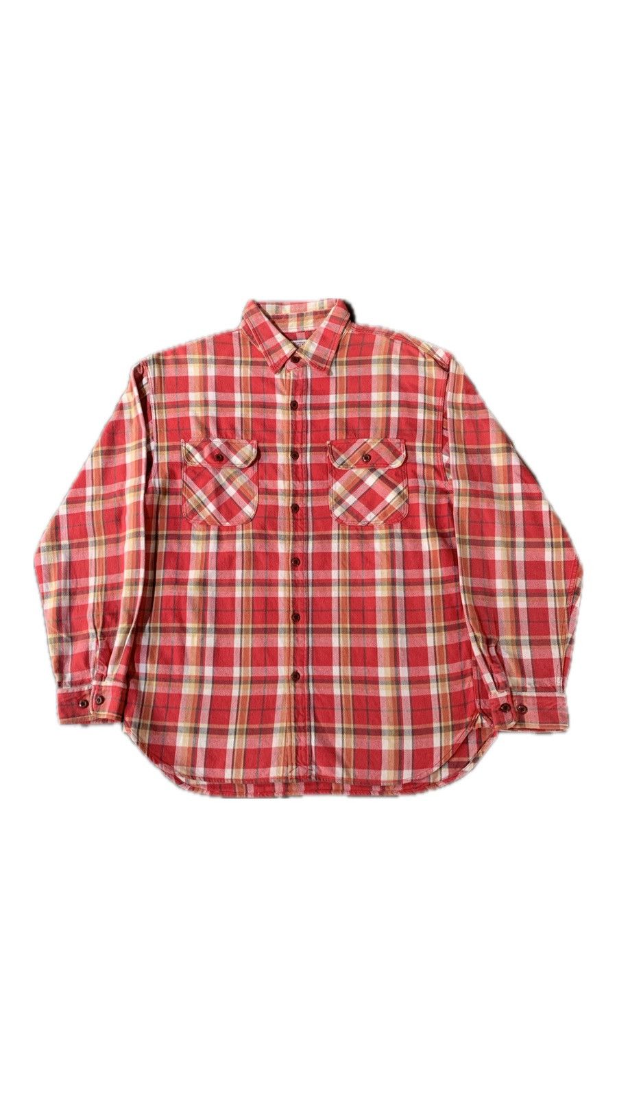 Avirex Vintage AVIREX Heavy Rugged Plaid Flannel Double Pocket Size US M / EU 48-50 / 2 - 1 Thumbnail