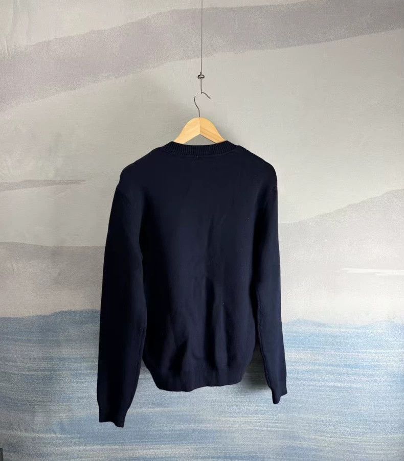 Fendi Fendi Deep Blue Wool Cardigan with Print Size US L / EU 52-54 / 3 - 3 Thumbnail