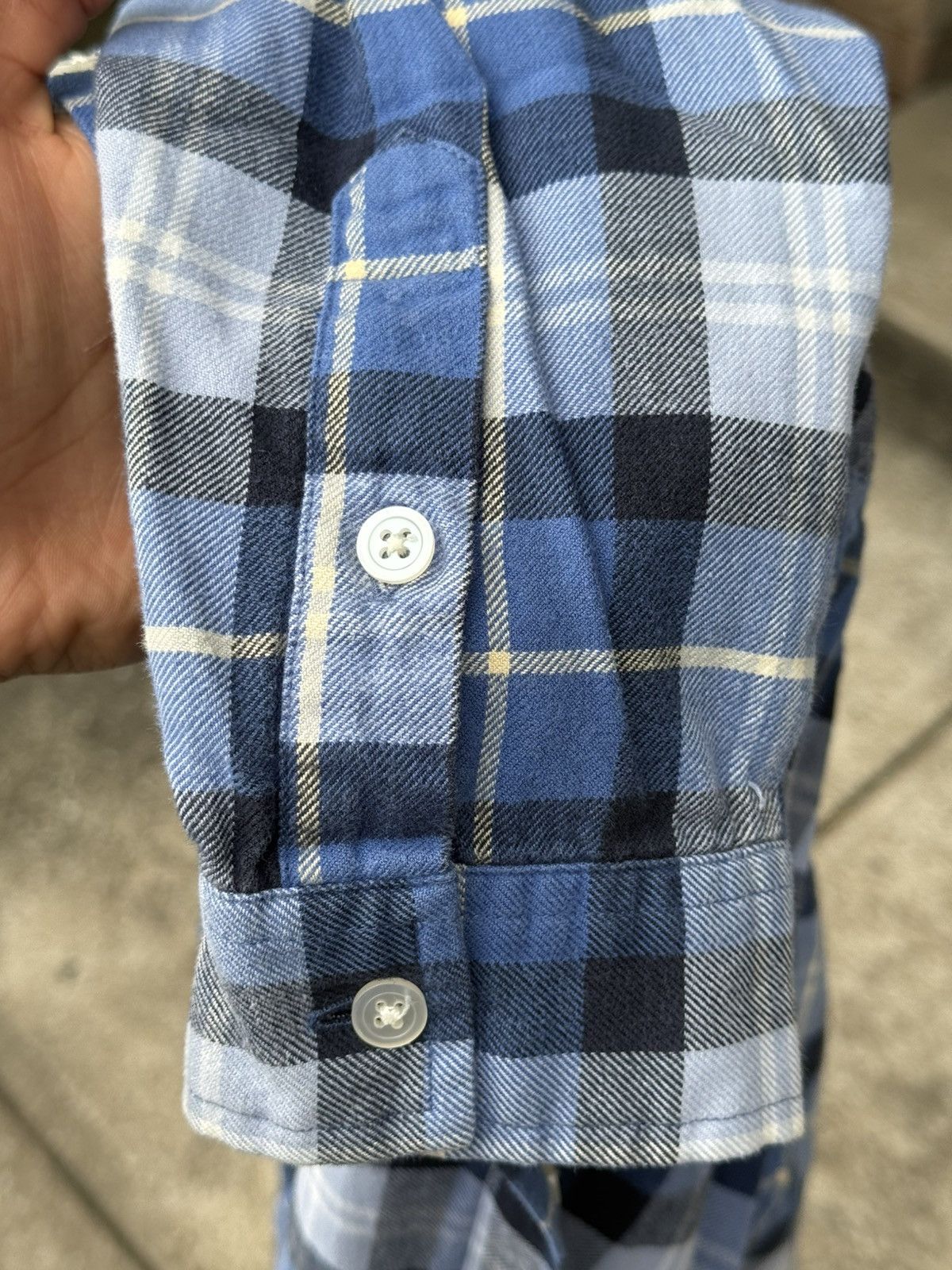Pendleton Vtg Plaid Gingham Button-Down Cotton Flannel Shirt Size L / US 10 / IT 46 - 6 Thumbnail