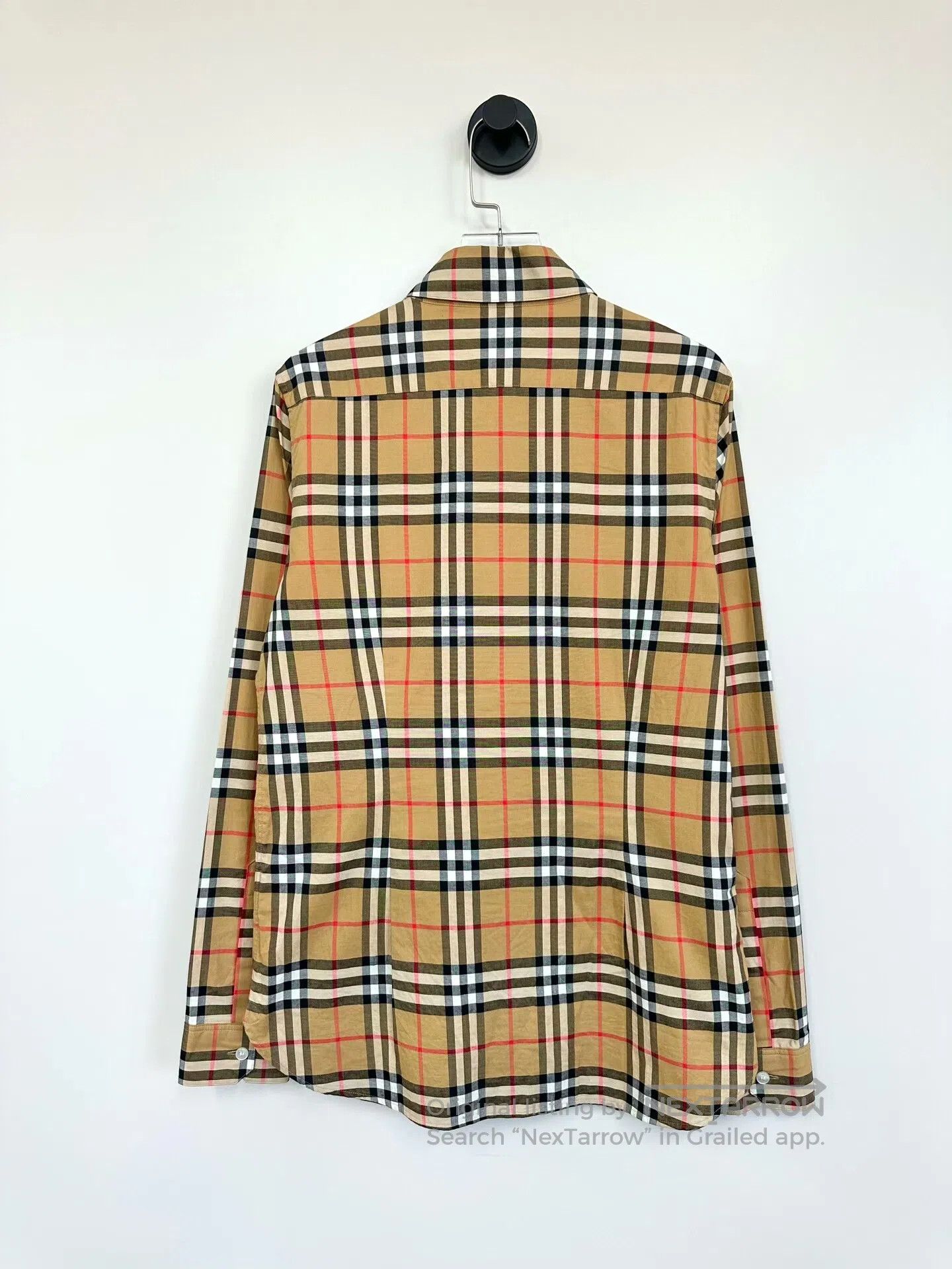 Burberry Burberry Khaki Classic Plaid Long-sleeve Shirt| Size XS / US 0-2 / IT 36-38 - 2 Thumbnail