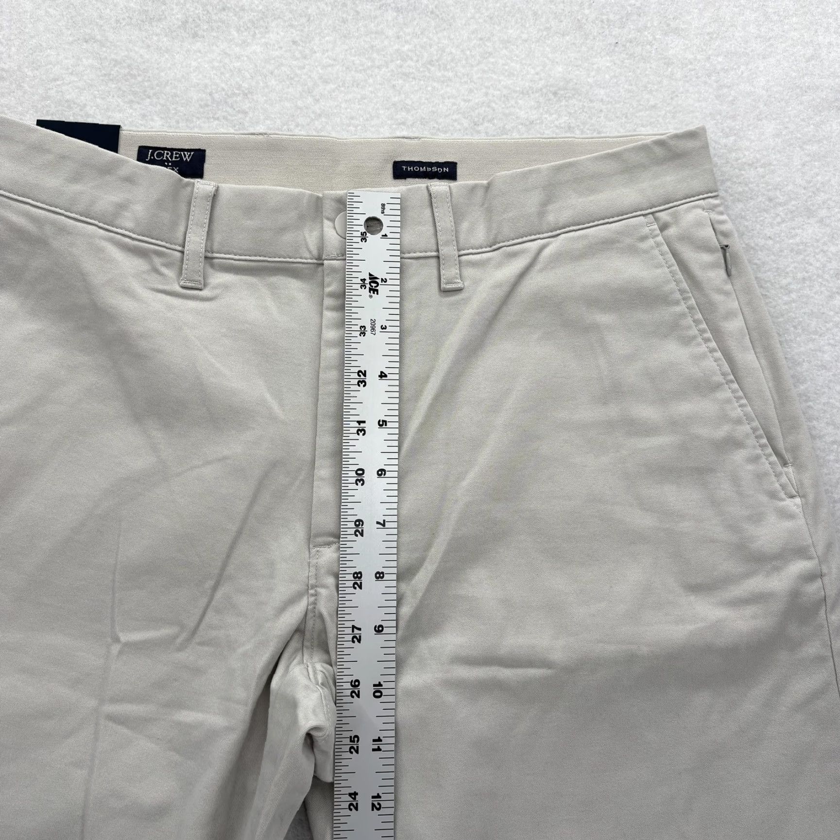 J.Crew J.Crew True Temp 365 Chino Pant Mens 31x30 Thompson Fit Gray Stretch Preppy NWT Size US 31 - 7 Thumbnail