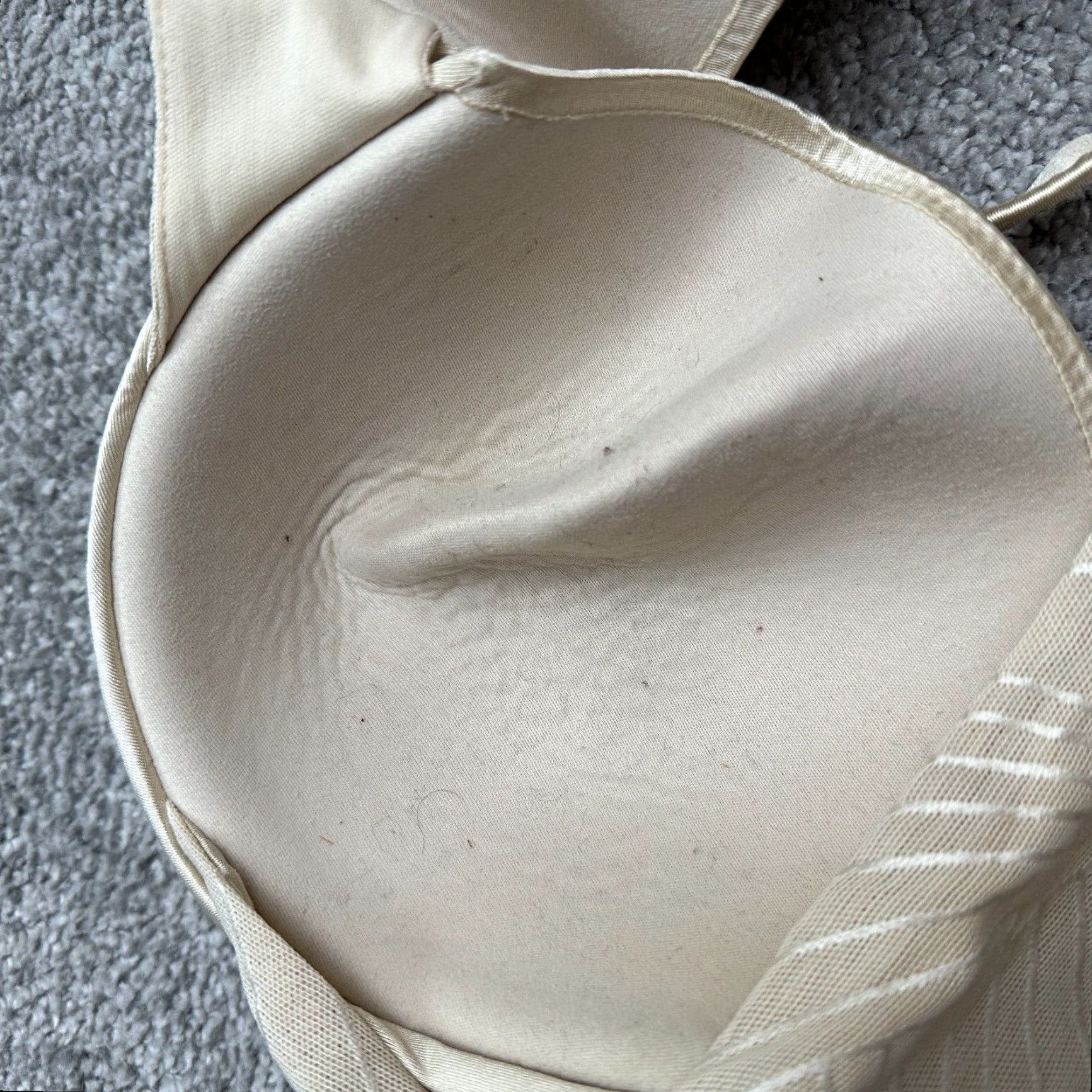Vintage VINTAGE Bali Push Up Bra Women 40B Beige Underwired Padded Adjustable Strap Comfort Size ONE SIZE - 4 Thumbnail