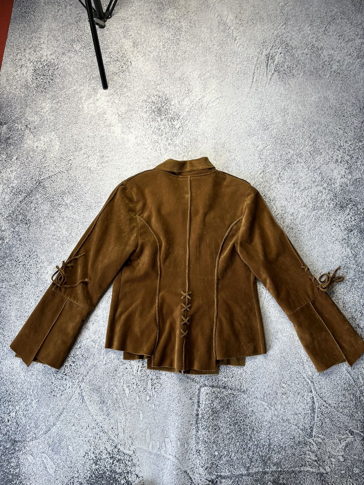 Japanese Brand Vintage Fringed Leather Suede Cowboy Western Jacket Size L / US 10 / IT 46 - 19 Thumbnail