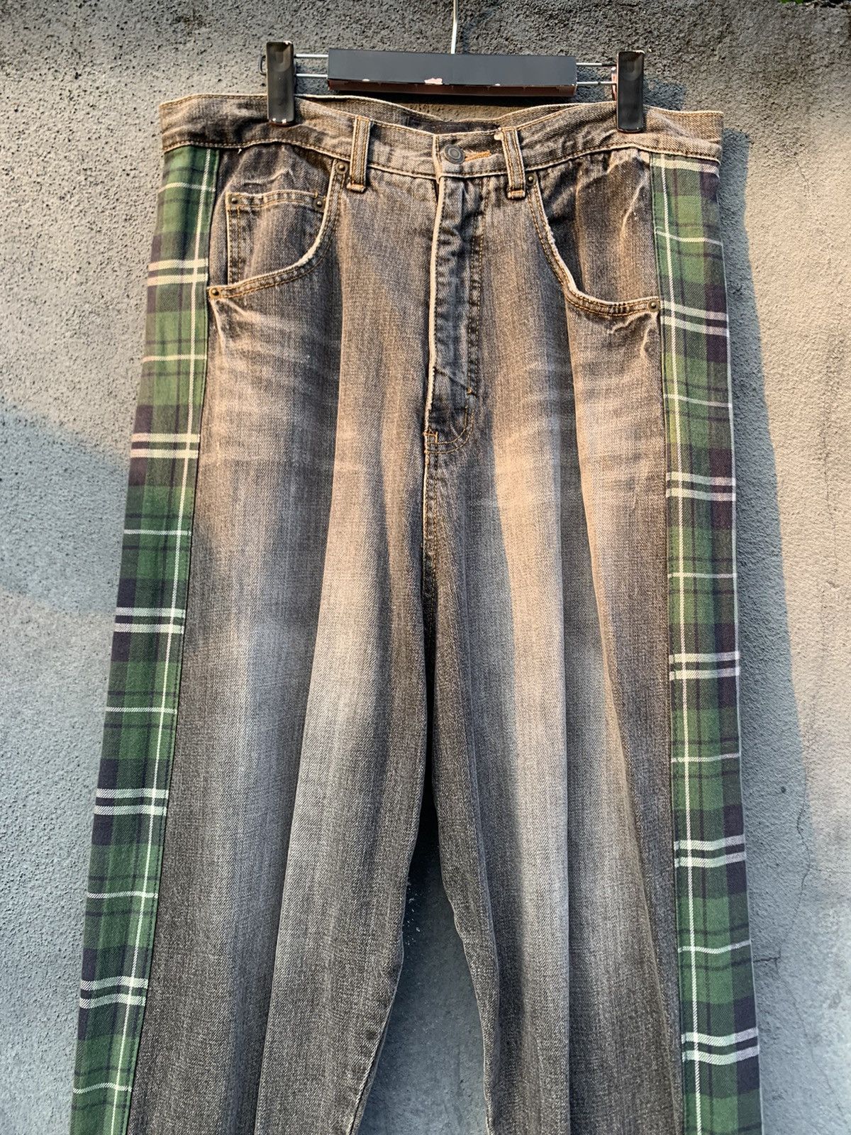 Vintage 👹Vintage Washed Faded Y2k Baggy Jogger Jeans Size US 32 / EU 48 - 13 Thumbnail
