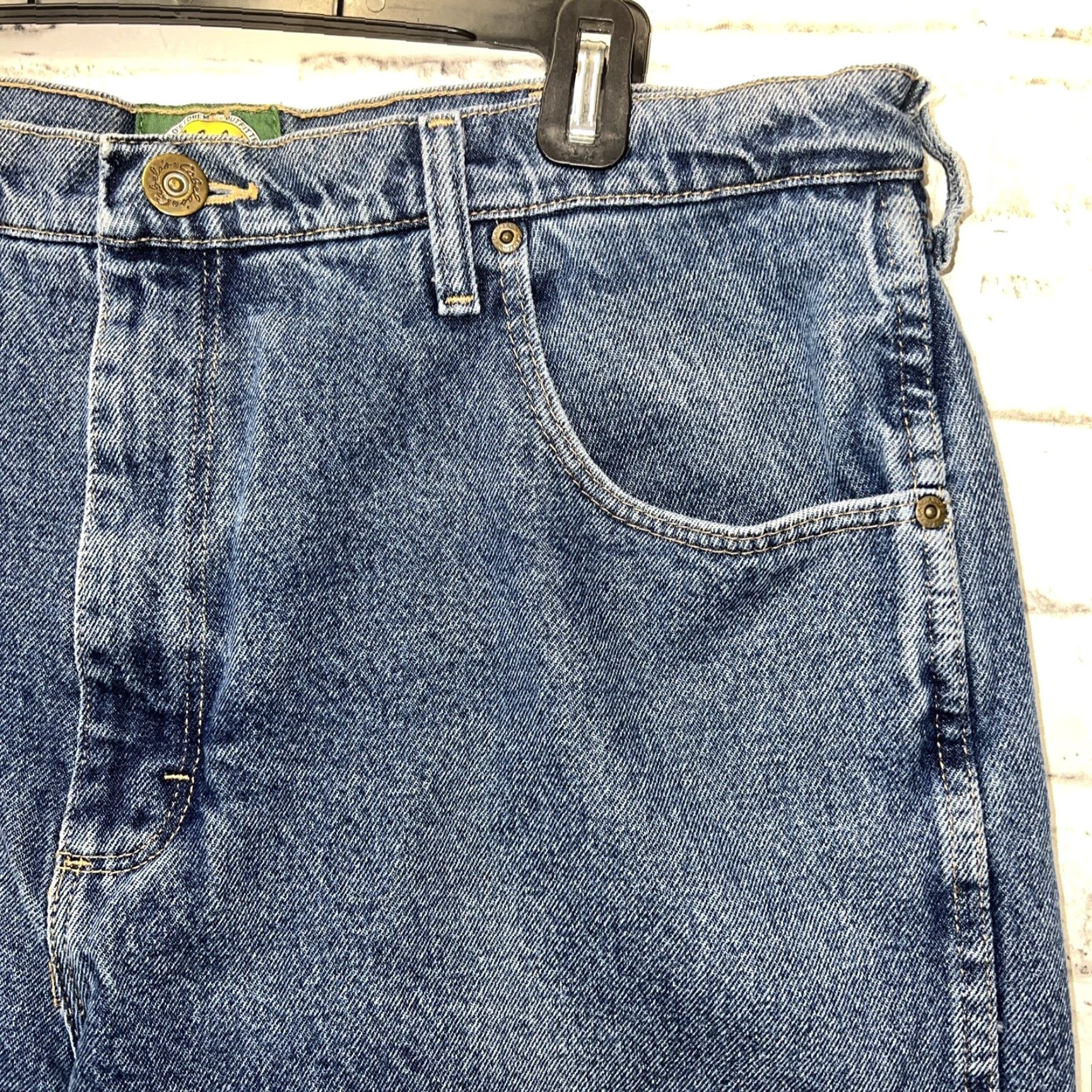 Vintage Cabela's Jeans Mens Size 38x32 Fleece Lined Straight Blue Outdoor Gear Men Size US 38 / EU 54 - 2 Thumbnail