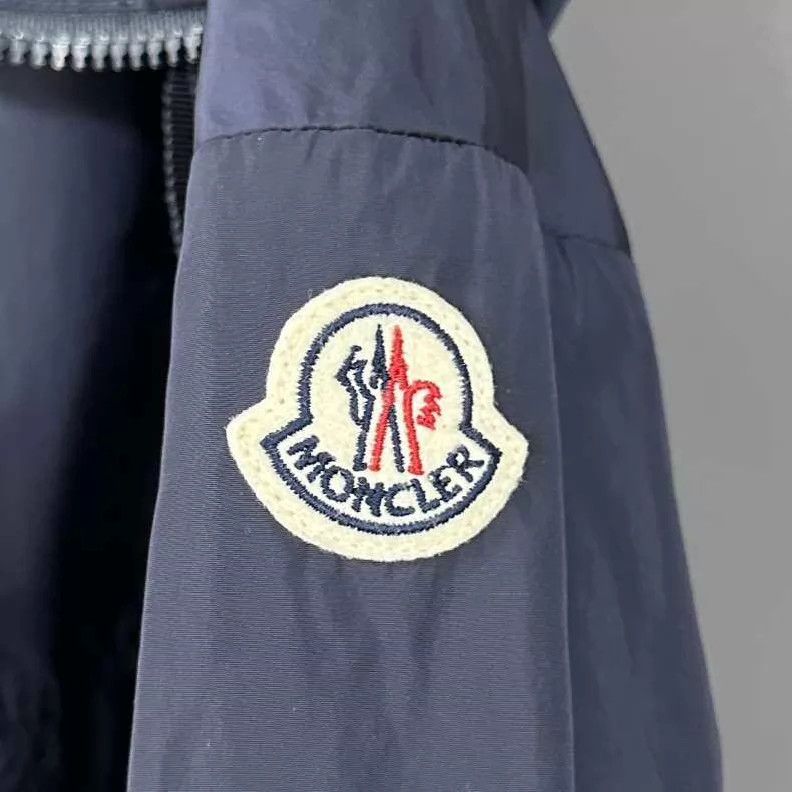 Moncler Moncler Navy-Blue Sleeve Patch Zip Jacket 1 Size S / US 4 / IT 40 - 4 Thumbnail