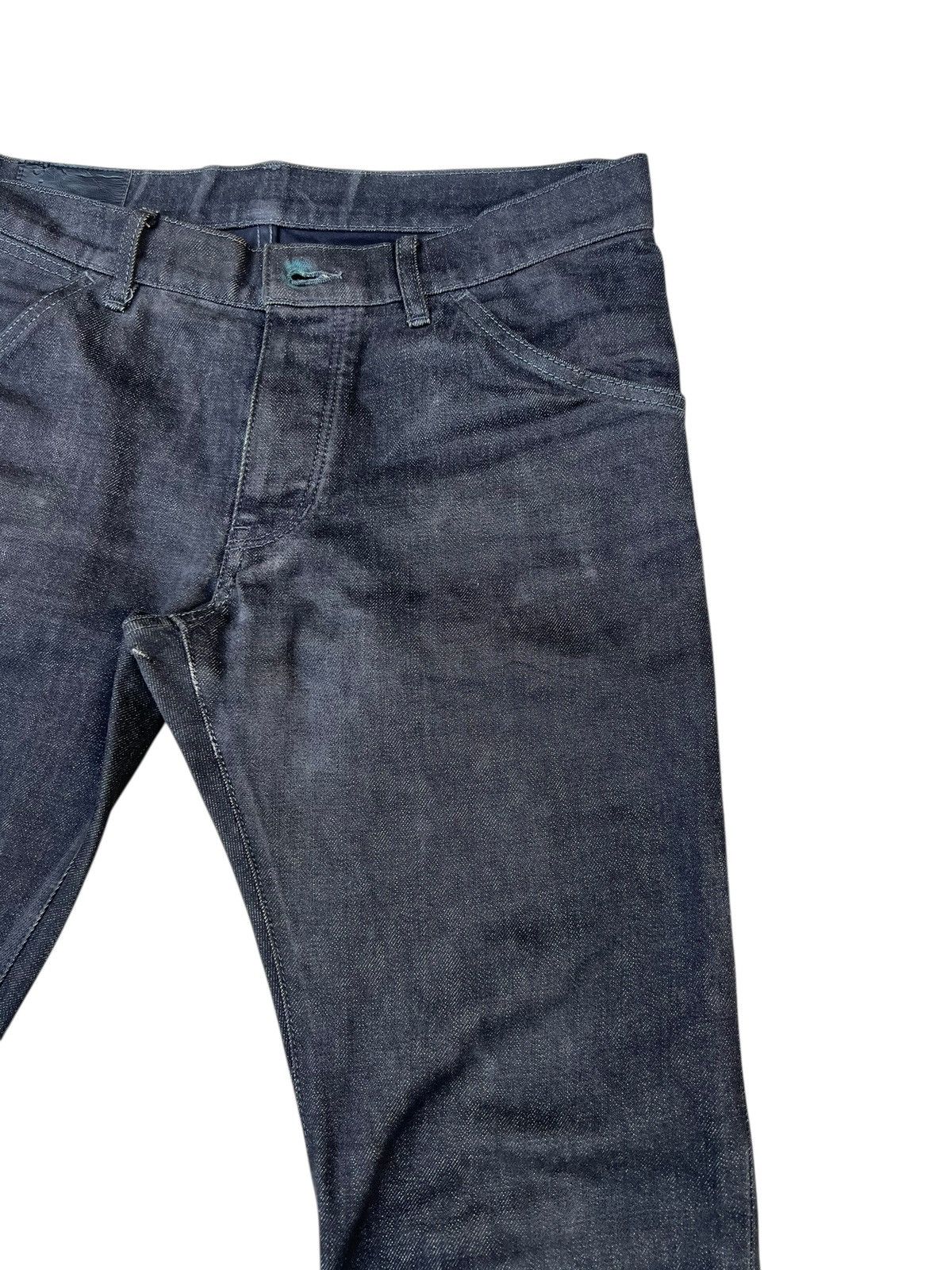 Kazuyuki Kumagai Attachment Black Attachment Japan Curve Long Leg Denim Jeans Size US 31 - 11 Thumbnail