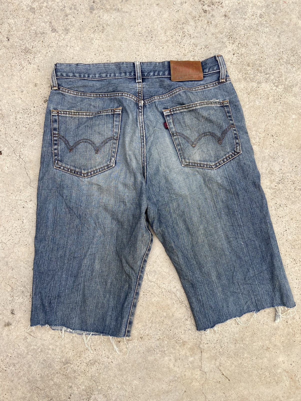 Beauty Beast Vintage Edwin Short jeans distressed if six was nine Size US 32 / EU 48 - 7 Thumbnail