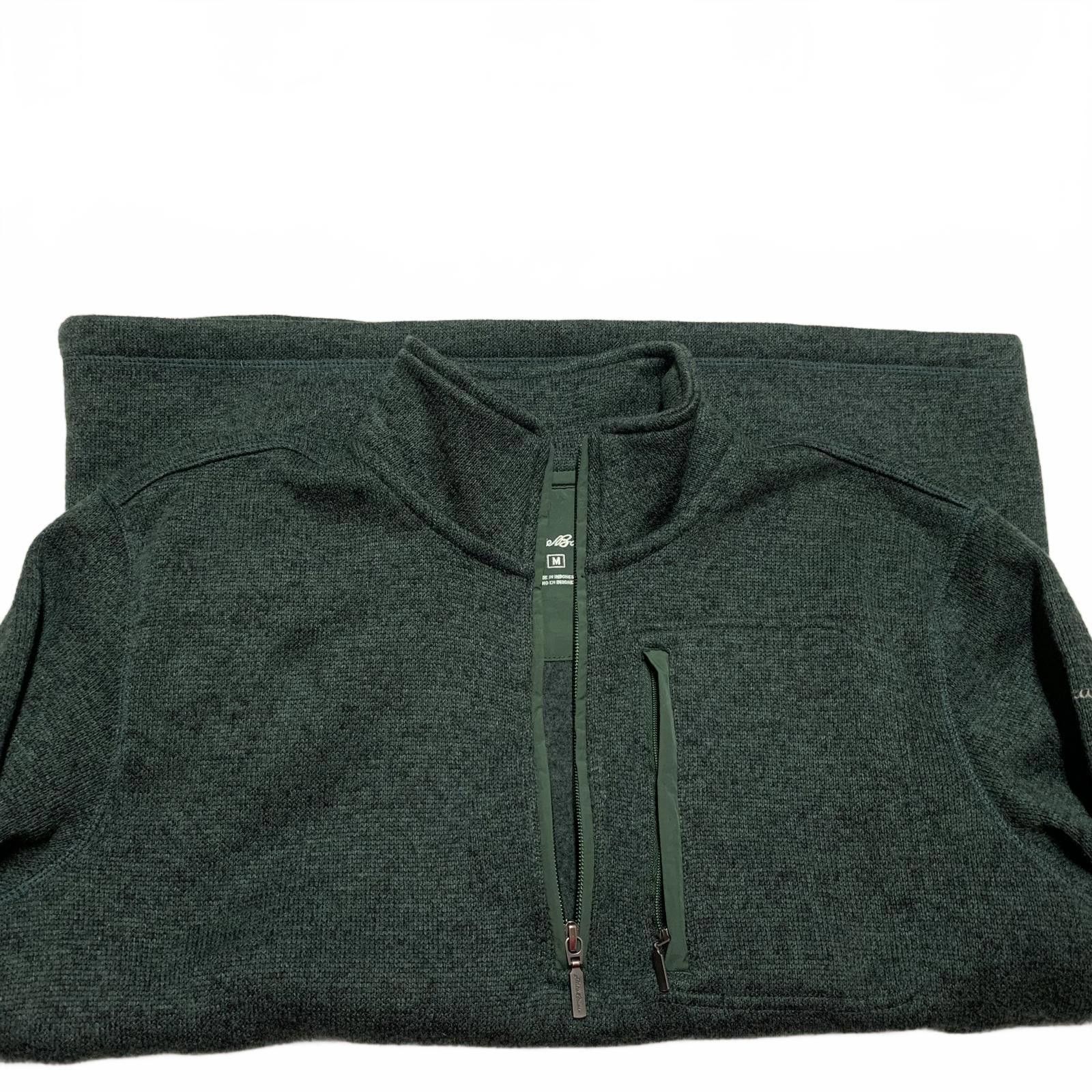 Eddie Bauer Eddie Bauer Men's Medium Green Quarter Zip Fleece Size US M / EU 48-50 / 2 - 8 Thumbnail
