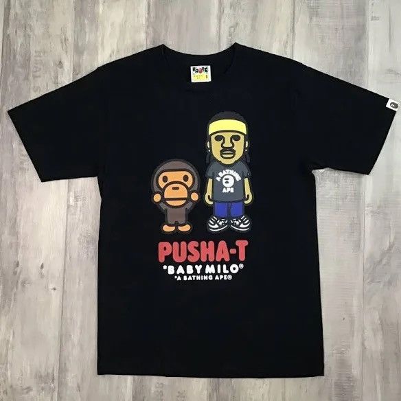 Bape Bape pusha t shirt Size US M / EU 48-50 / 2 - 1 Thumbnail