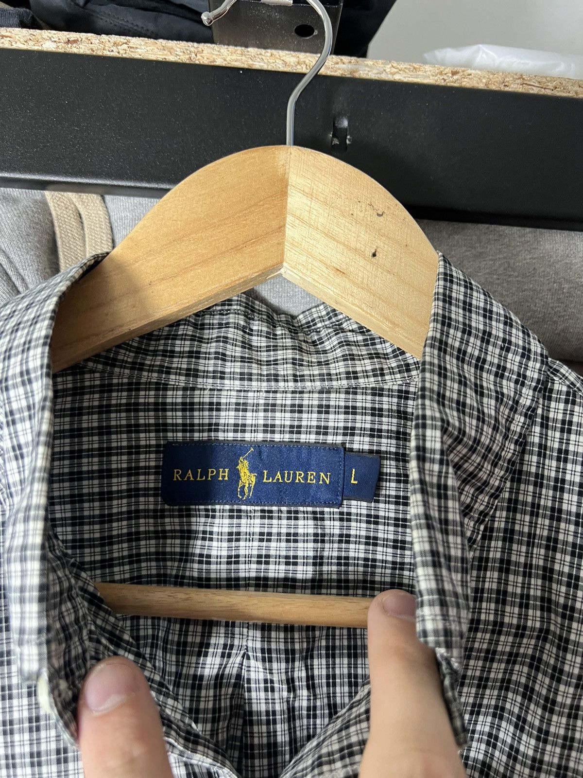 Polo Ralph Lauren 👔 Polo Ralph Lauren Button Down Check Shirt Size L Size US L / EU 52-54 / 3 - 3 Thumbnail