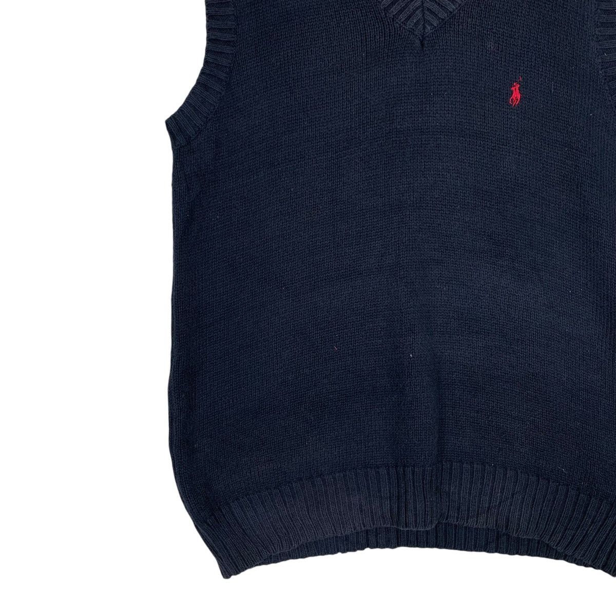 Polo Ralph Lauren POLO RALPH LAUREN Small Logo V Neck Knitted Vest #1191-C54 Size US L / EU 52-54 / 3 - 6 Thumbnail