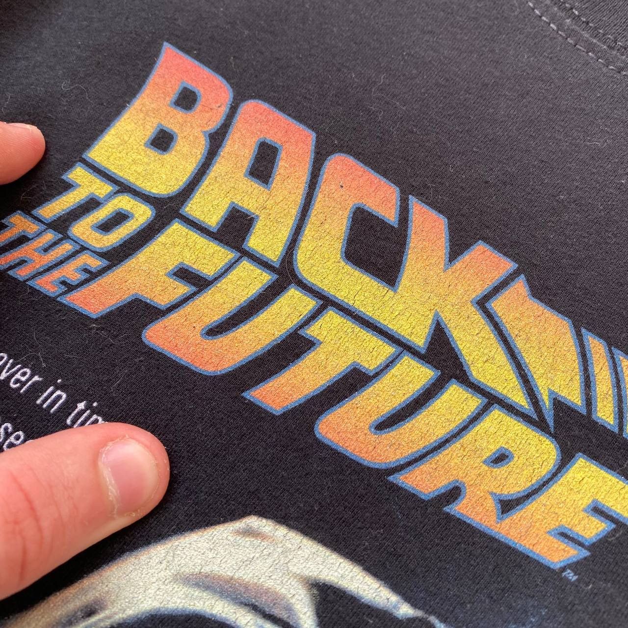 Vintage Vintage big logo back to the future tee shirt Size US S / EU 44-46 / 1 - 3 Thumbnail