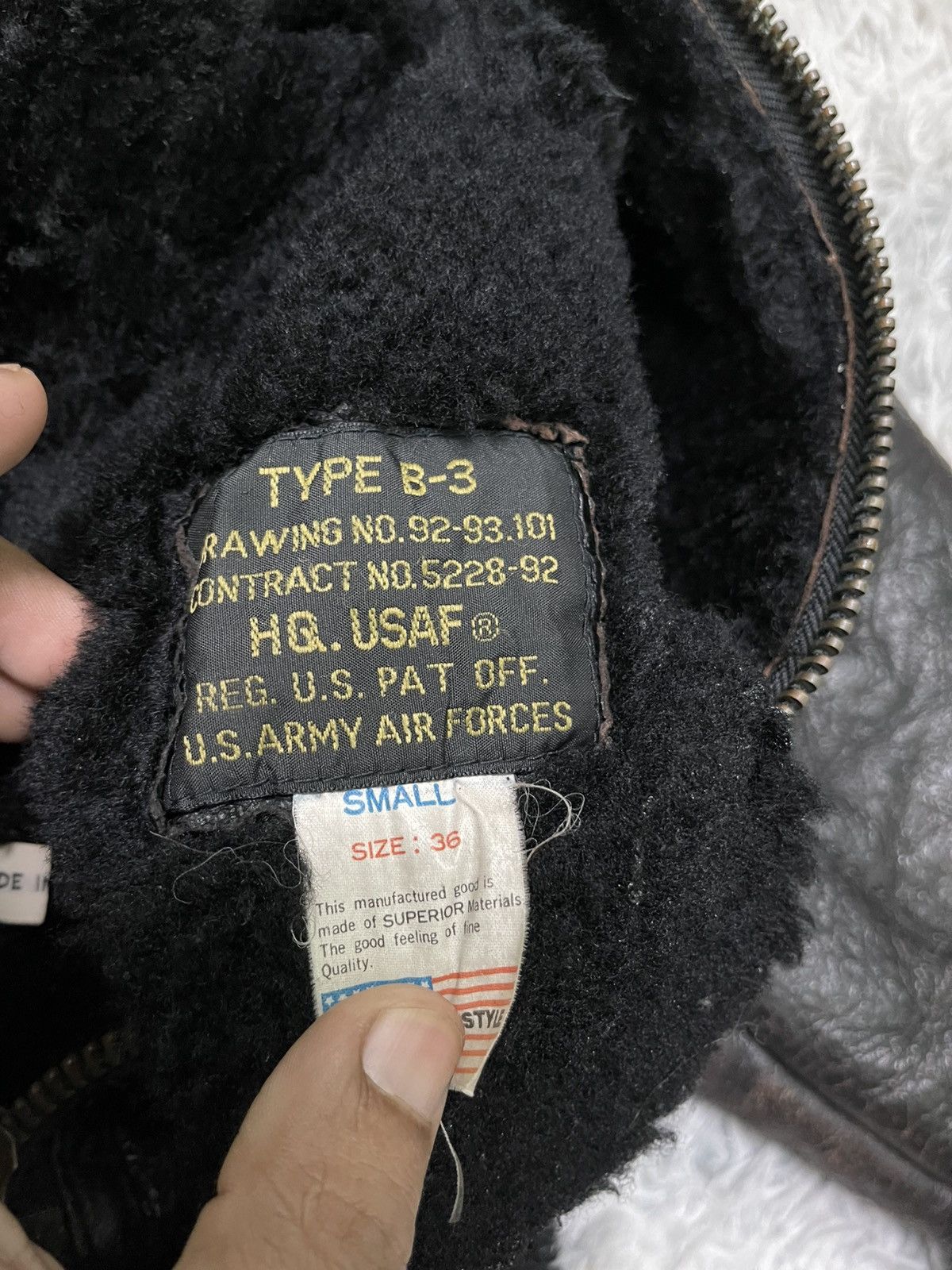 Kanye West Vintage USAF SheepSkin B-3 Jacket As Wear by Kanye West Size US S / EU 44-46 / 1 - 11 Thumbnail