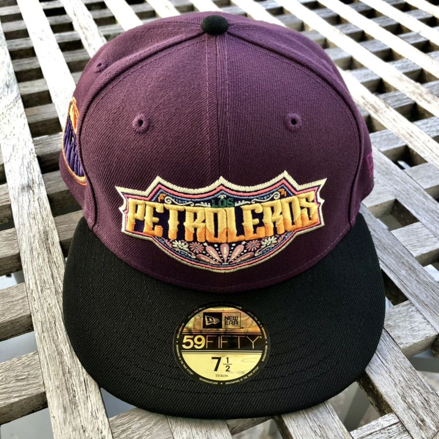 New Era Edmonton Oilers Petroleros Mexican Day MyFitteds Hat 7 5/8 Size ONE SIZE - 2 Thumbnail