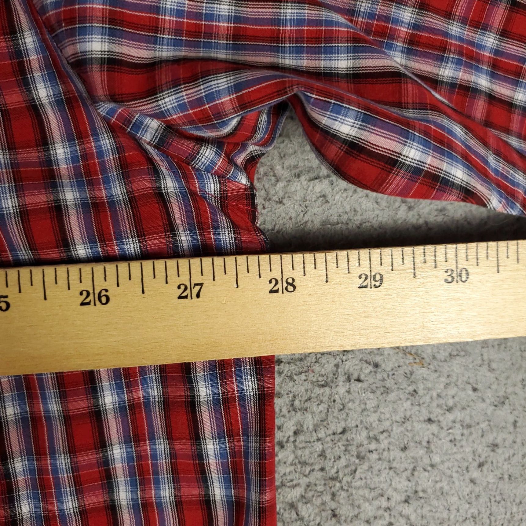 Ariat Ariat Men's Shirt 2XL Red Plaid Button-Up Long Sleeve Casual Shirt Size US XXL / EU 58 / 5 - 5 Thumbnail