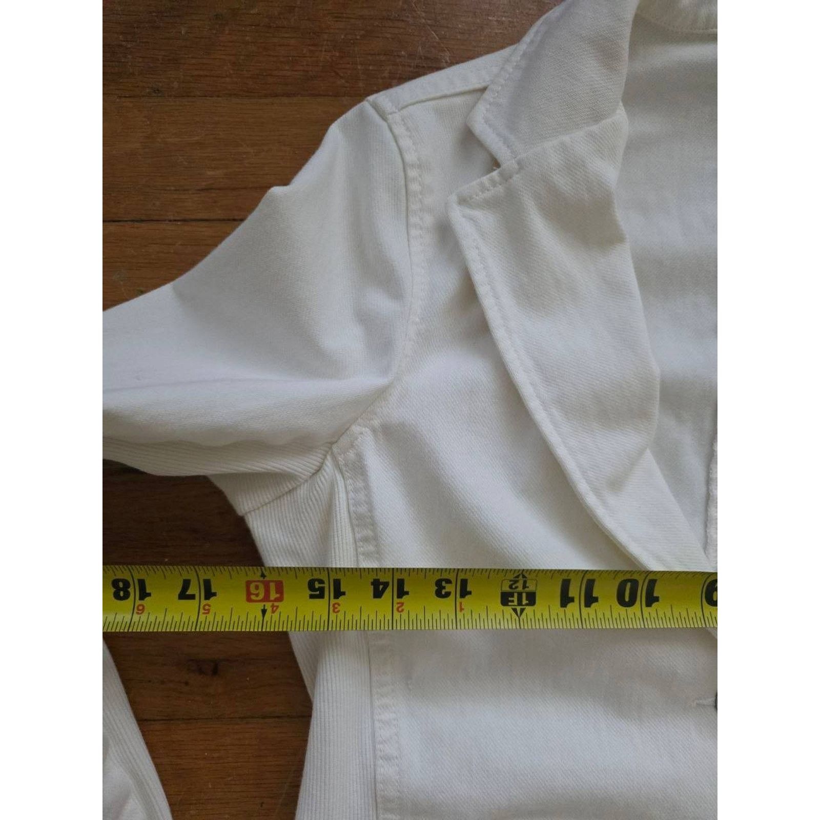 J.McLaughlin J.McLaughlin Two-Button Blazer Jacket White Small A001266 Size S / US 4 / IT 40 - 3 Thumbnail