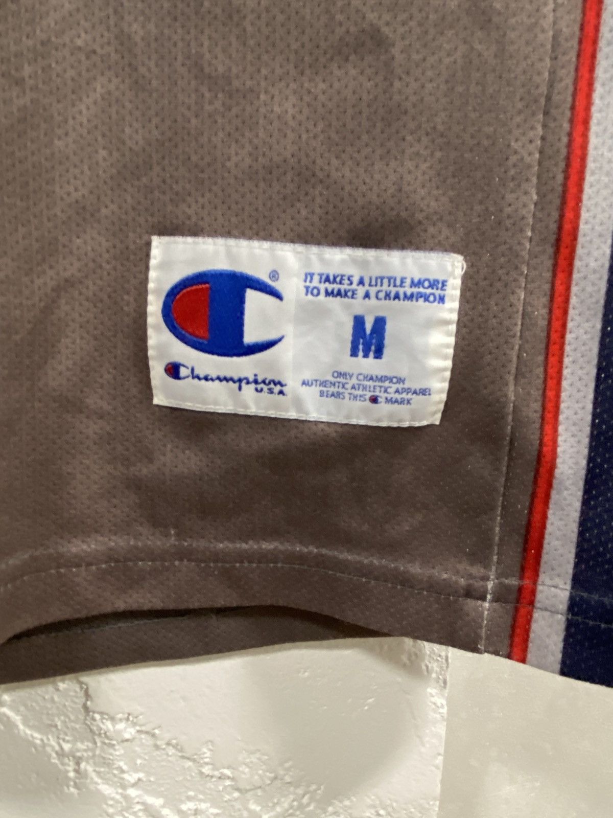 Champion × NBA × Vintage Vintage Champion New Jersey NBA 00’s Basketball Jersey Size US M / EU 48-50 / 2 - 6 Thumbnail