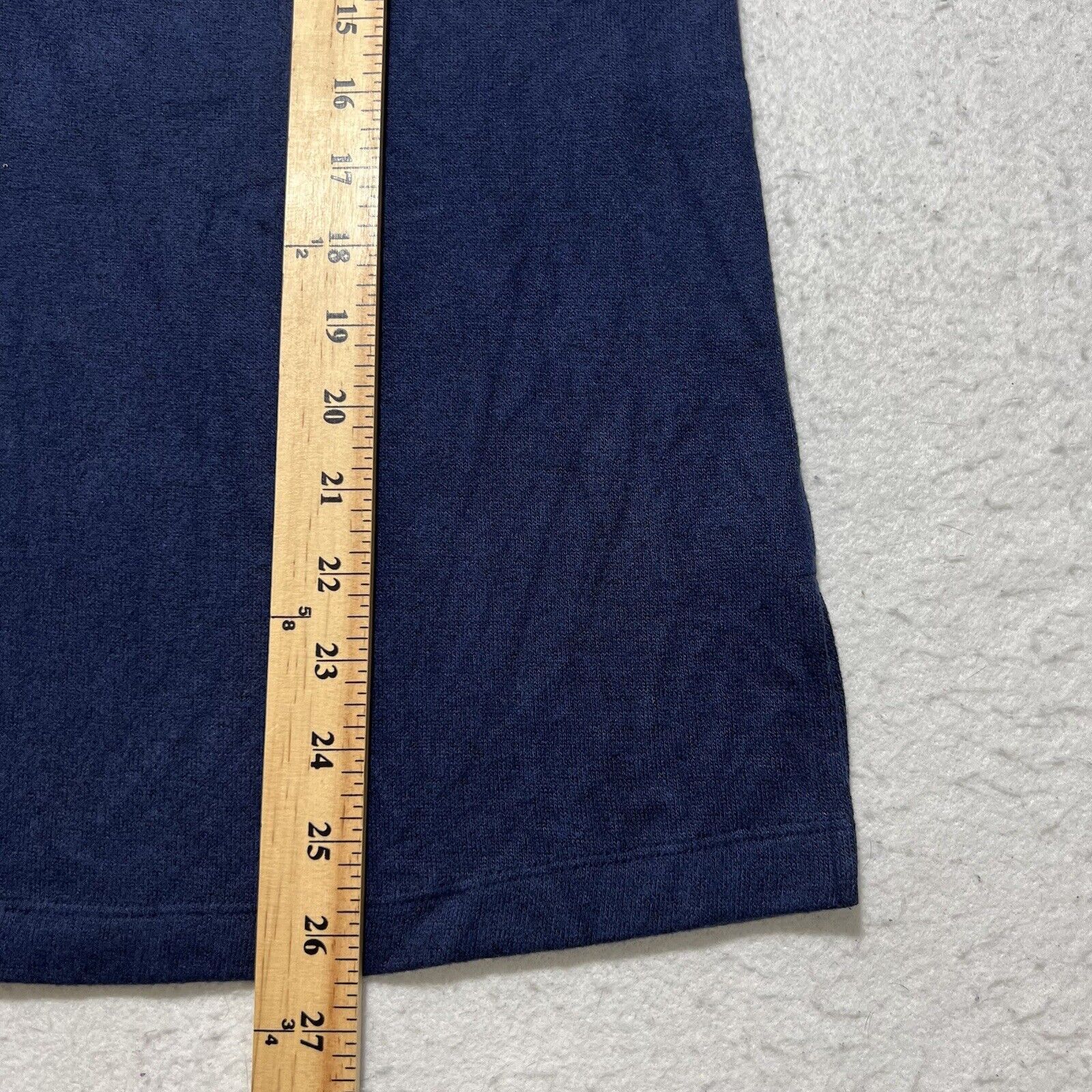 Other SOMA Henley V Neck Blue Lightweight Sweater Pullover Size M / US 6-8 / IT 42-44 - 8 Thumbnail