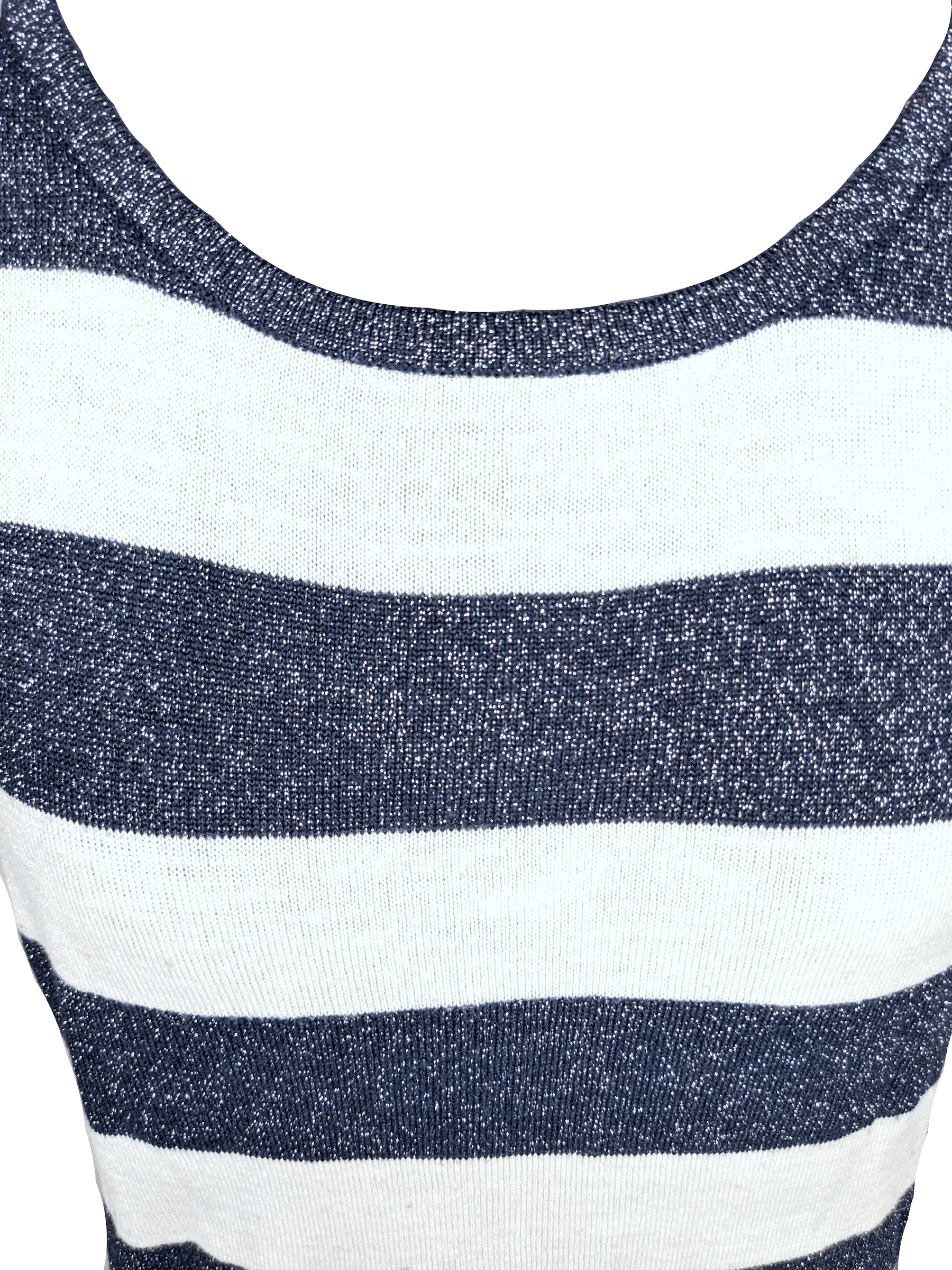 Ellen Tracy Ellen Tracy Sparkle Striped Top Size S / US 4 / IT 40 - 5 Thumbnail