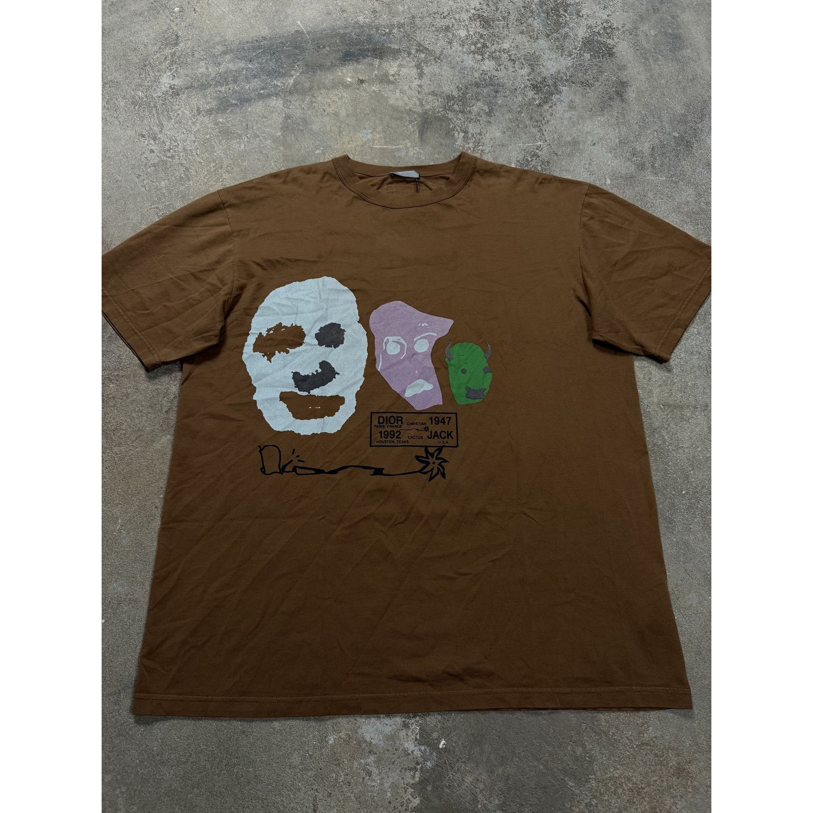 Dior Dior Travis Tee Used XL Size US XL / EU 56 / 4 - 1 Thumbnail