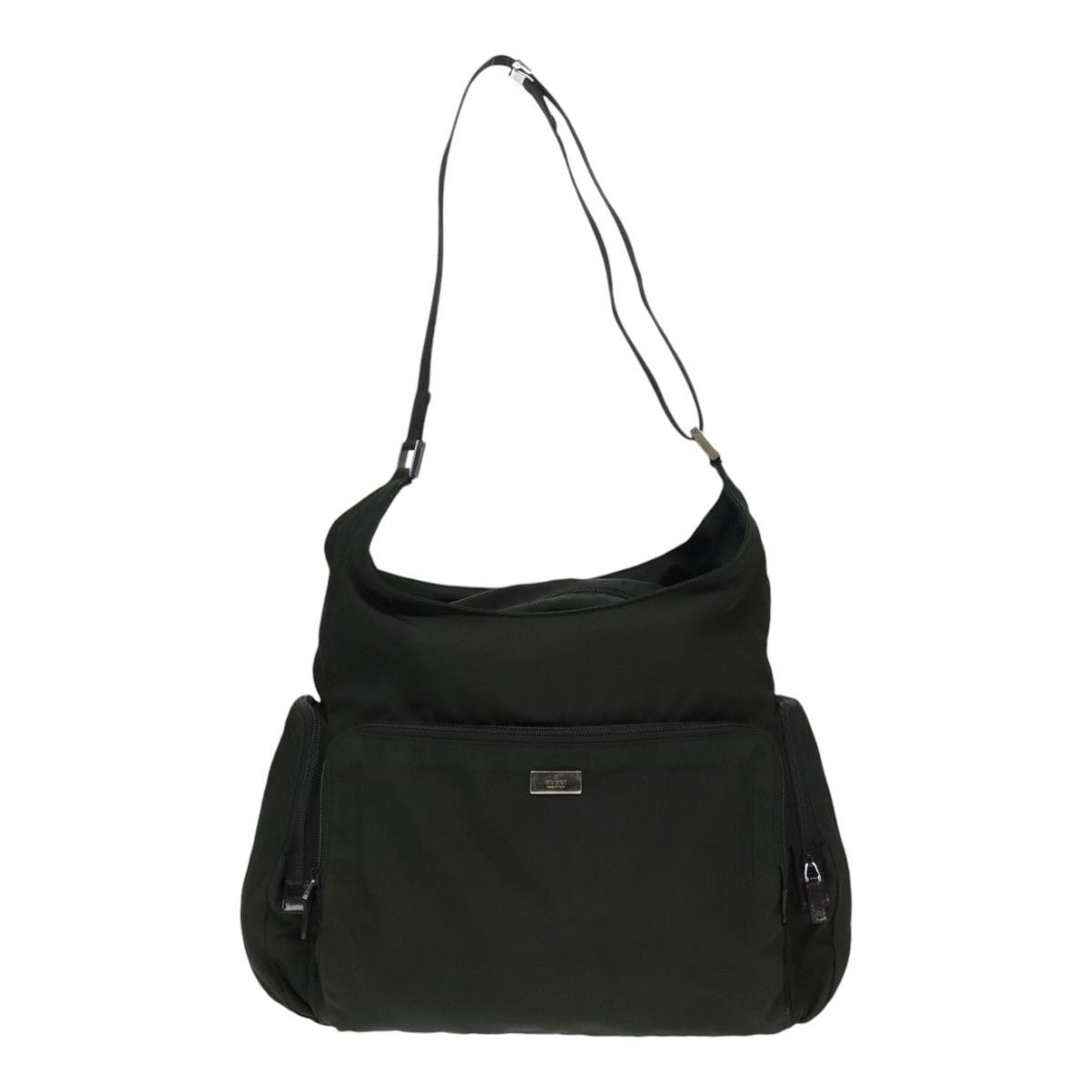 Gucci Messenger Black Canvas Shoulder Bag (Pre-Owned) Size ONE SIZE - 1 Thumbnail