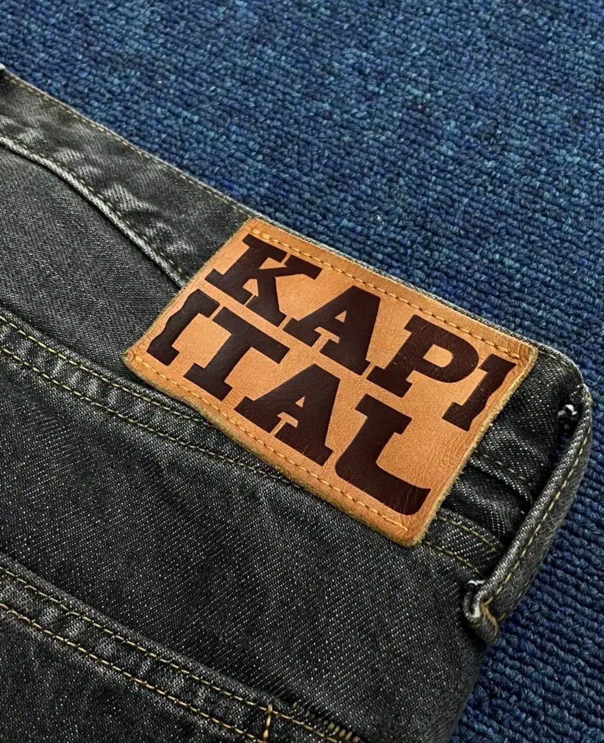 Kapital Kapital Studded Gemstone Black Denim Size US 38 / EU 54 - 4 Thumbnail