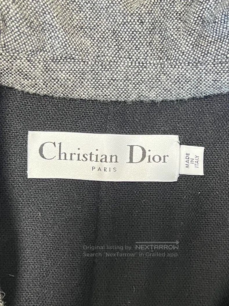 Dior Dior Gray long woollen coat Size XS / US 0-2 / IT 36-38 - 7 Thumbnail
