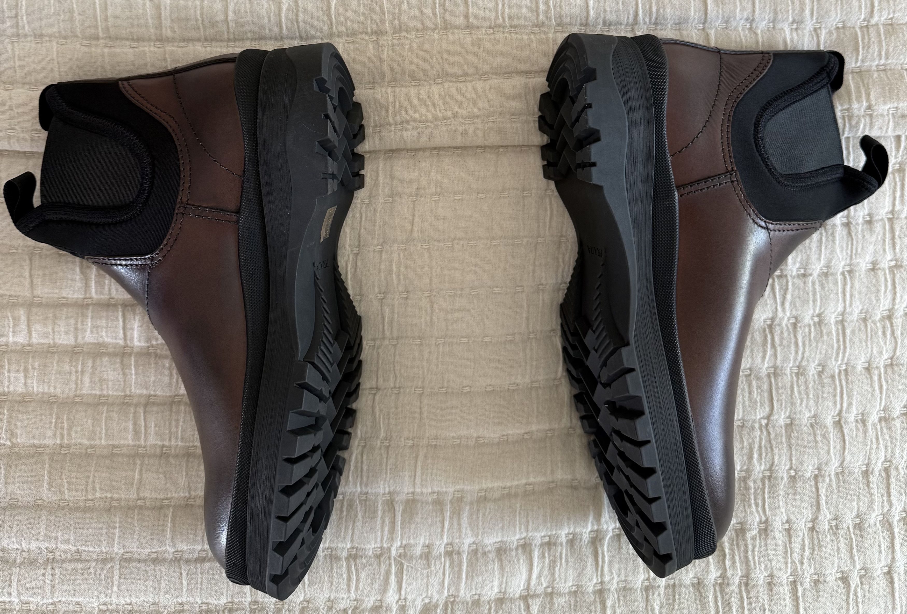 Prada Prada Leather Chelsea Boot Size US 11 / EU 44 - 2 Thumbnail