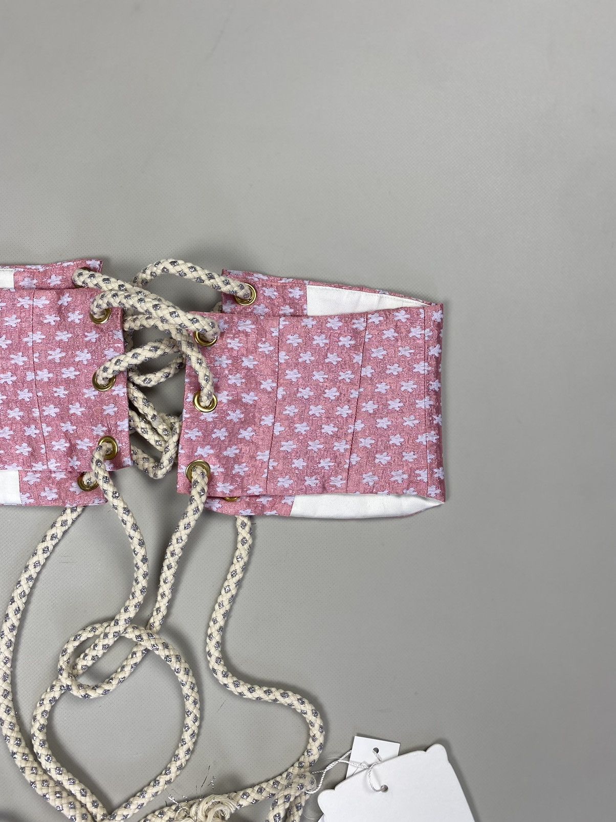 Designer × Natasha Zinko BNWT! Natasha Zinko brocade corset belt size US 0 / IT 38 Size ONE SIZE - 15 Thumbnail