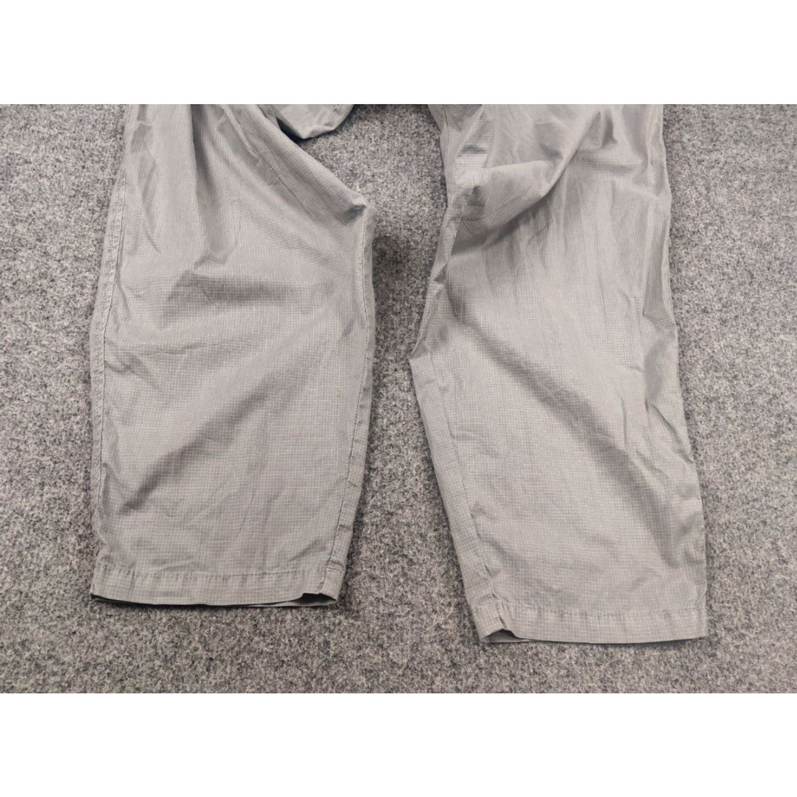 Vintage VINTAGE Oska Design Germany Light Gray Wide Leg Ankle Pocket Drawstring Pants Lagenlook Size 40" / US 18 - 6 Thumbnail