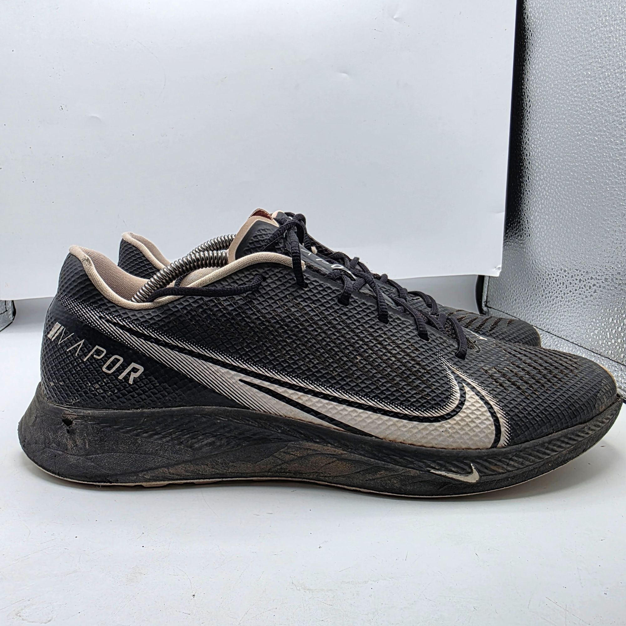 Nike Nike Vapor Edge Turf Mens Size 12 Black White Football Train Size US 12 / EU 45 - 12 Thumbnail