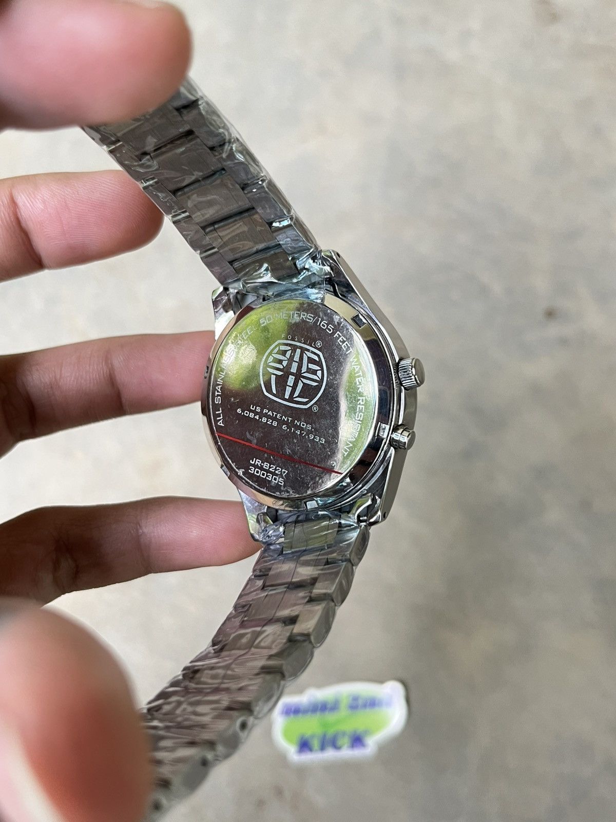 Fossil Vintage FOSSIL BIG TIC WATCH FLAG USA NUMBER Size ONE SIZE - 5 Thumbnail