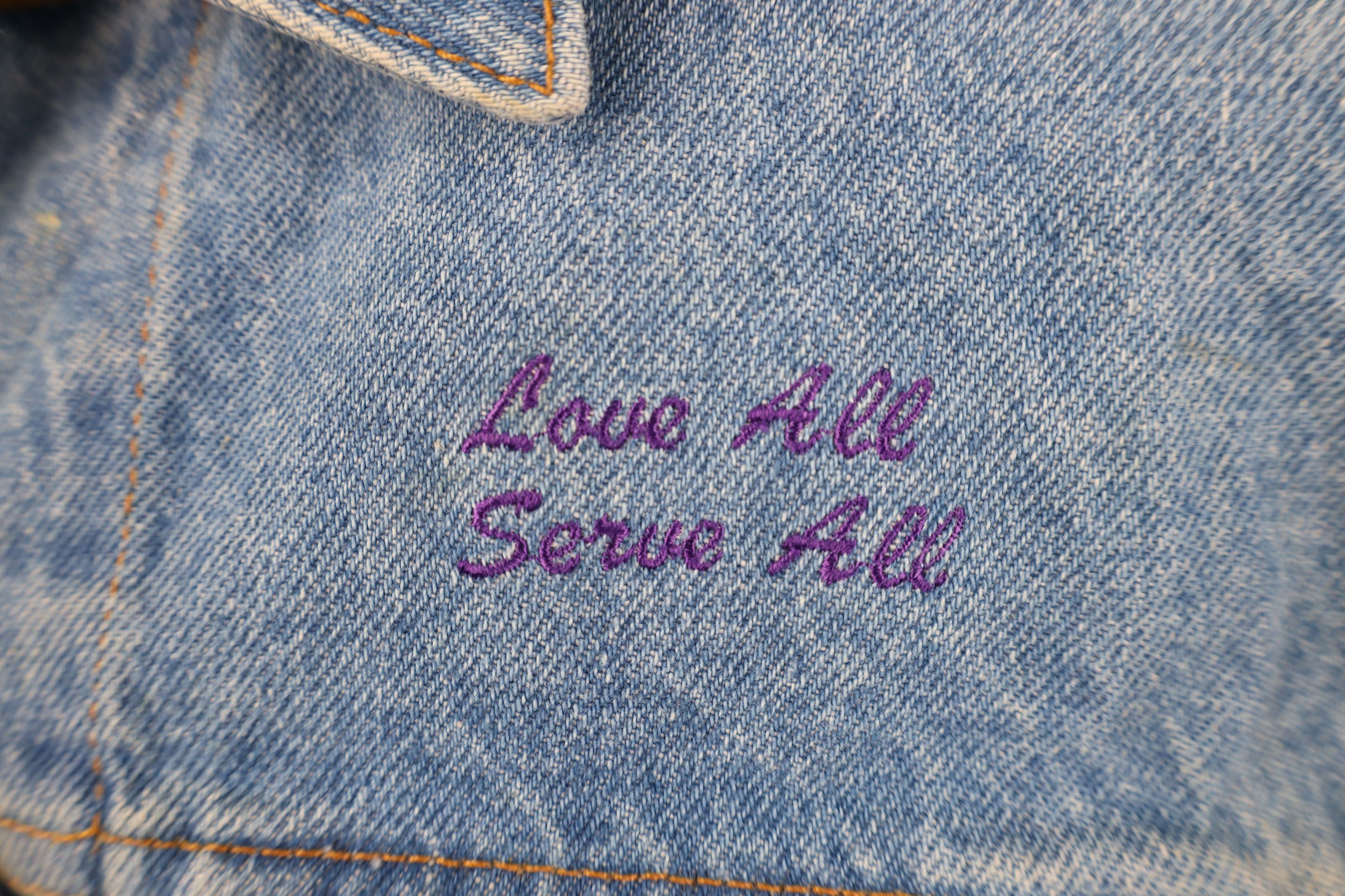 Hard Rock Cafe Vintage 90s Hard Rock Cafe Denim Trucker Jacket Blue USA Size L / US 10 / IT 46 - 5 Thumbnail